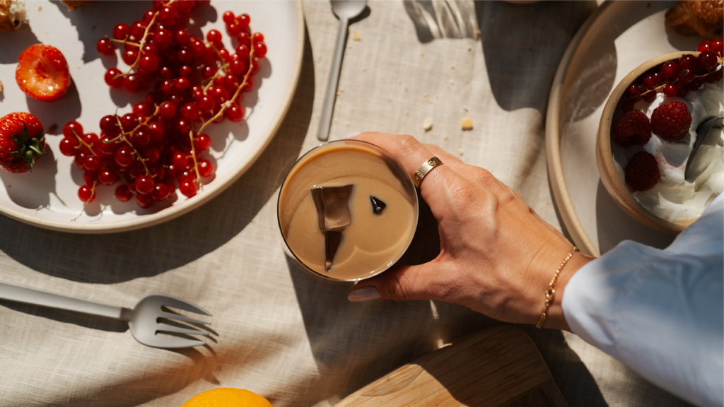 iced kaffee latte