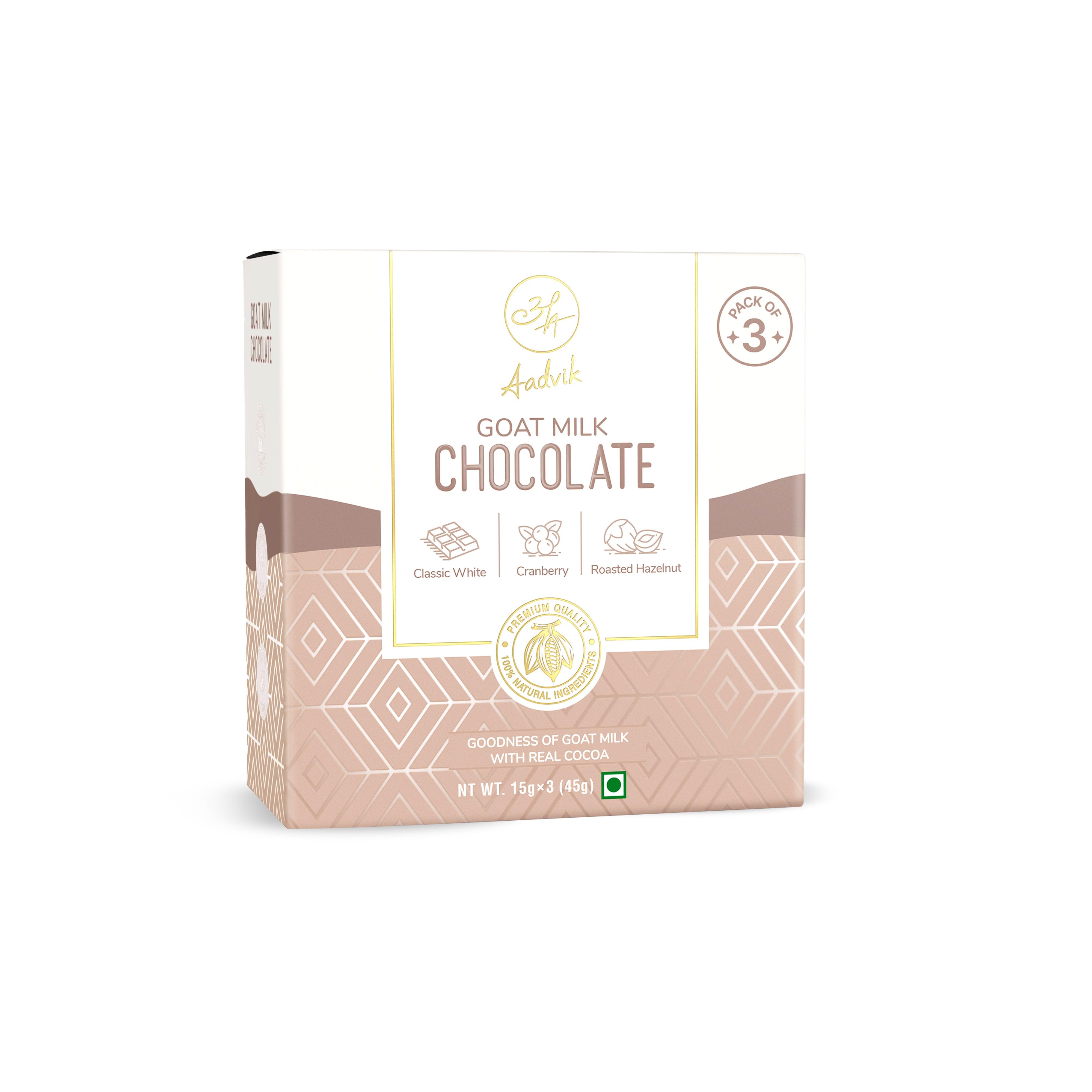 Goat Milk Chocolate | Minis । Pack of 2 | 45g x 2 | 90gm