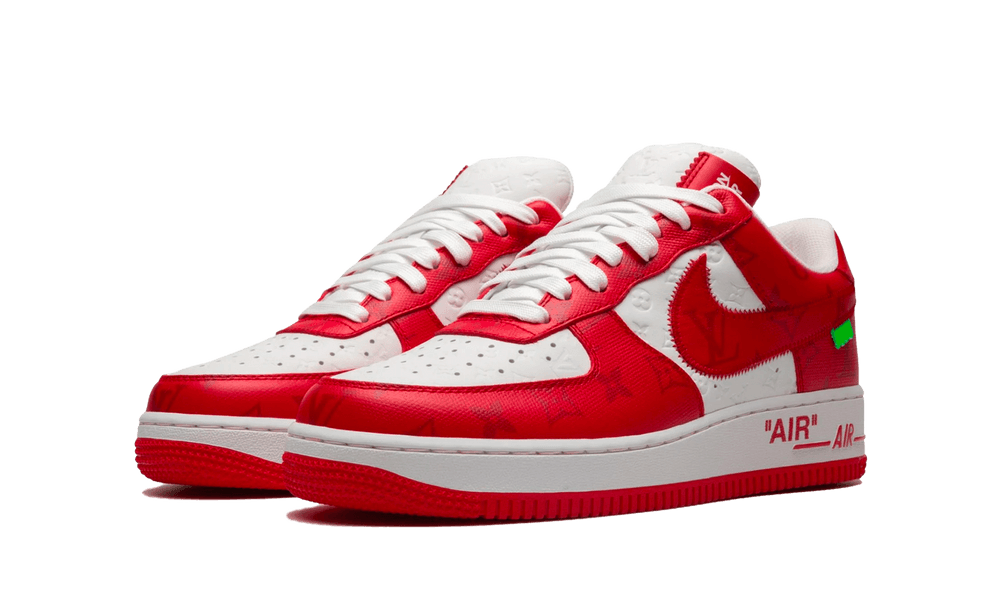 red louis vuitton air force ones