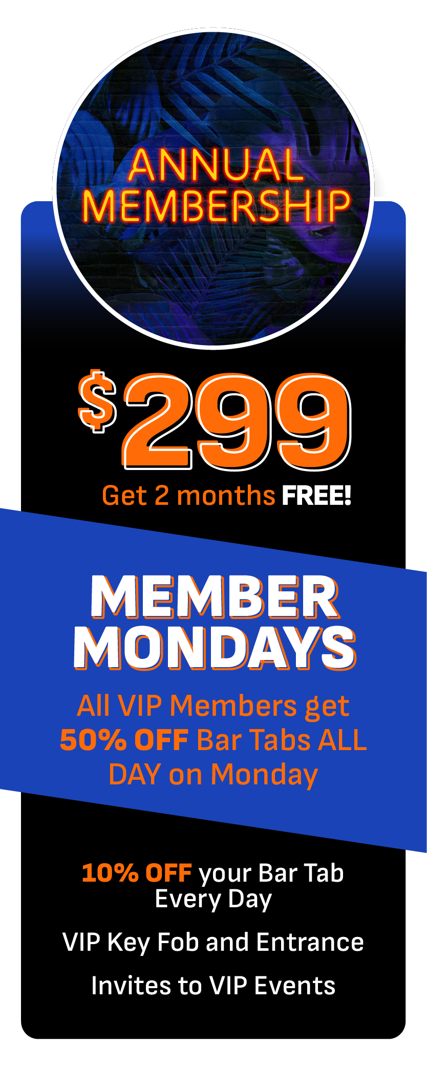 annual pass membership vip