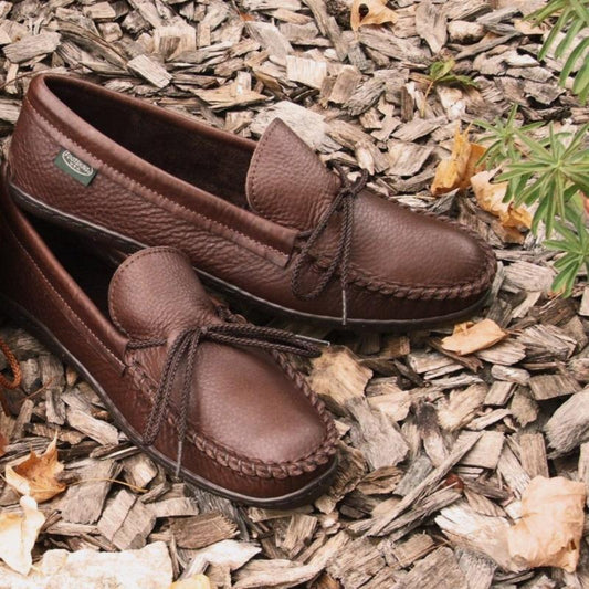 Men's Canoe Sole Cowhide Moccasins