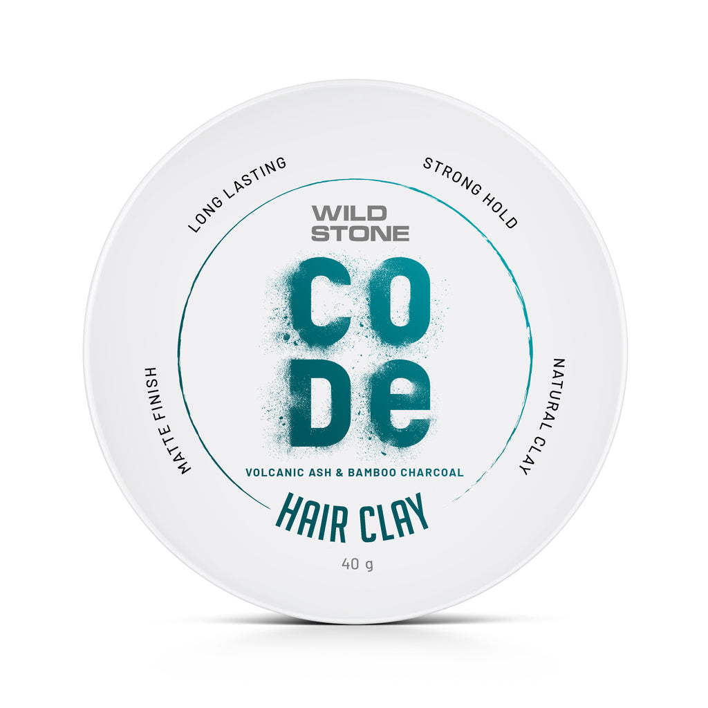 CODE Hair Clay 40 gms for Men | Wild Stone CODE