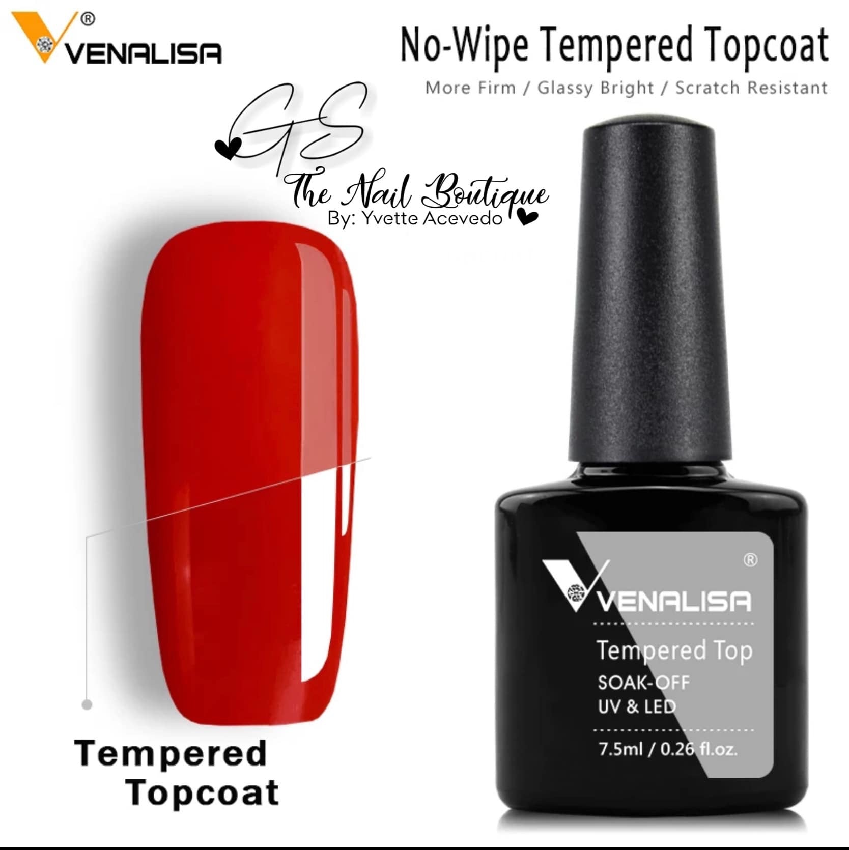 Tempered Top Coat – GS The Nail Boutique