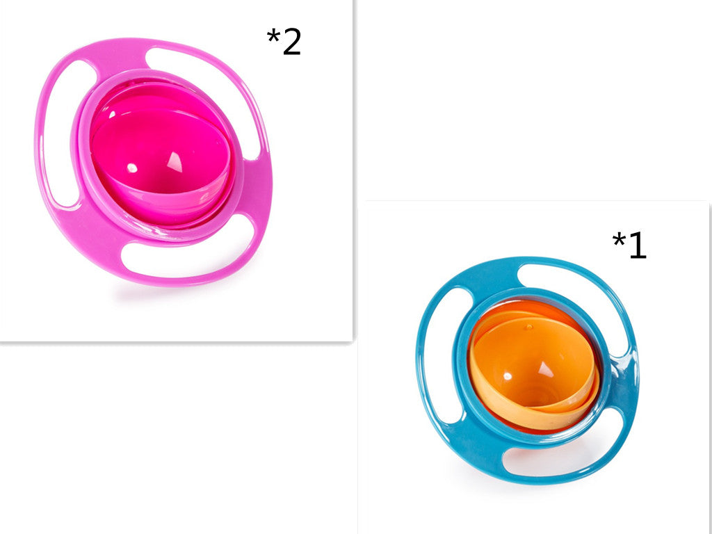 360 Rotate Universal Spill-proof Bowl Dishes Kitchenile