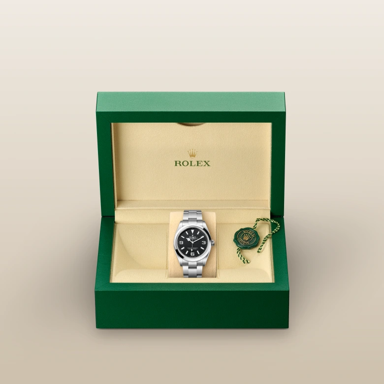 Rolex 
Explorer 36
Oyster, 36 mm, Oystersteel
M124270-0001