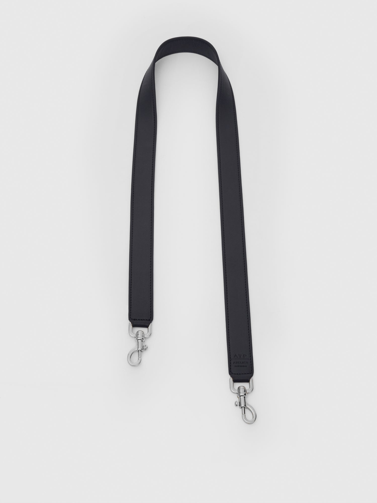 Spesso Black Leather Shoulder strap – ATP Atelier