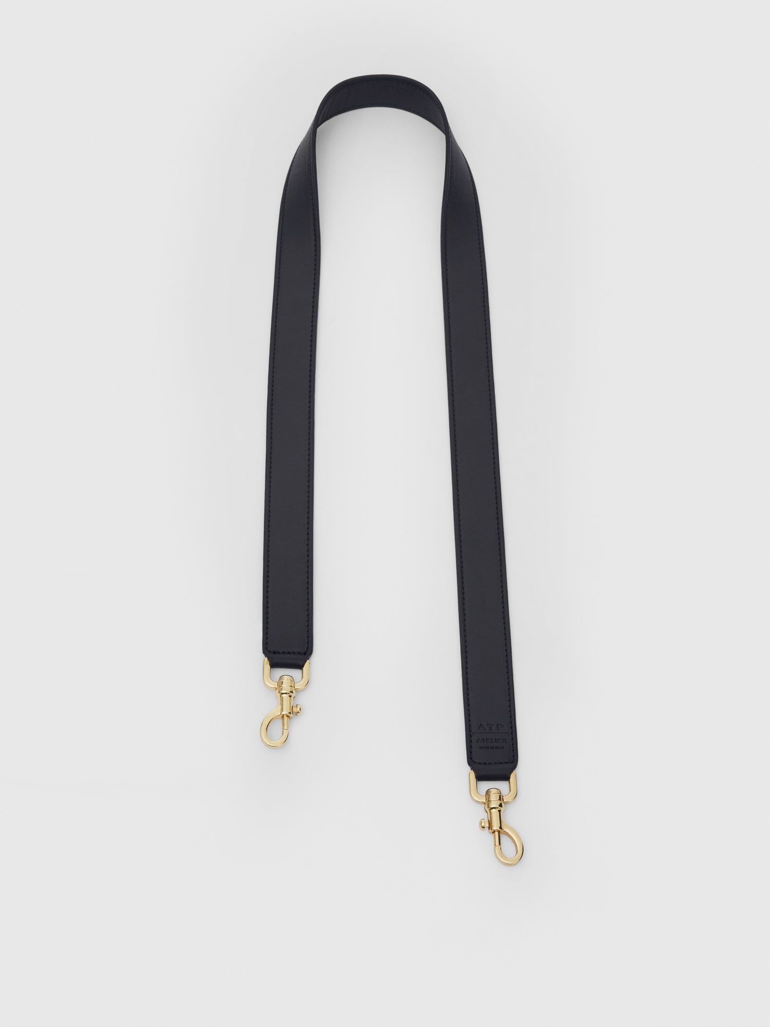 Spesso Black Leather Shoulder strap – ATP Atelier