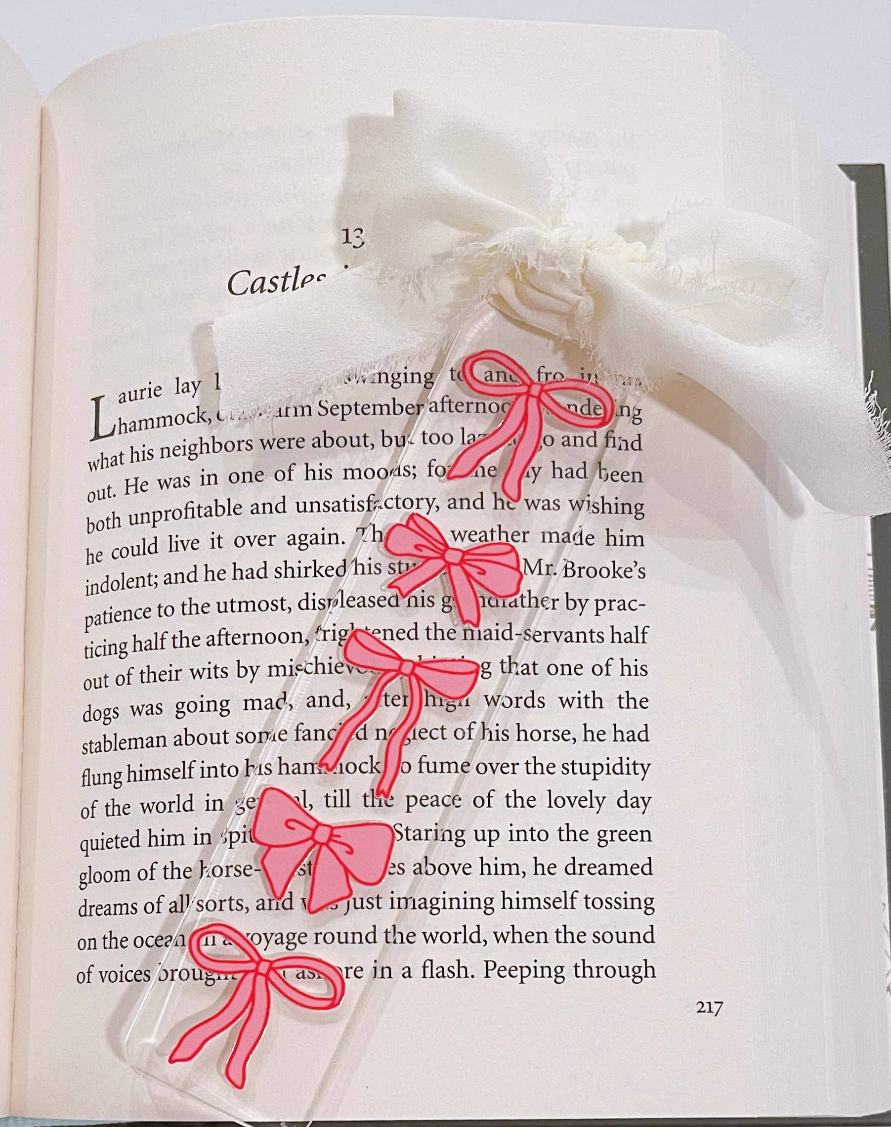 Acrylic bookmarks- Bows