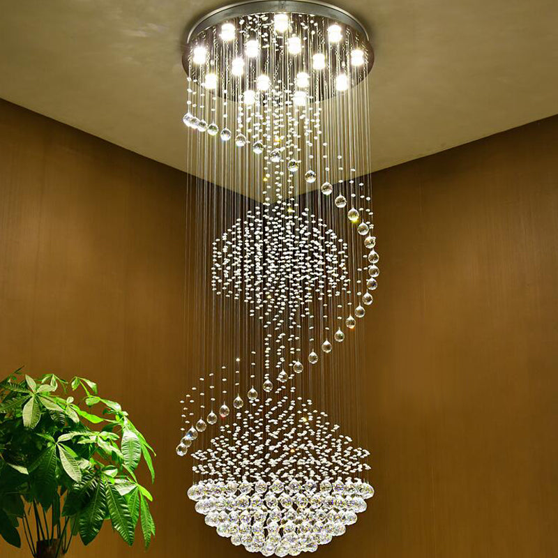 ball shaped crystal chandelier