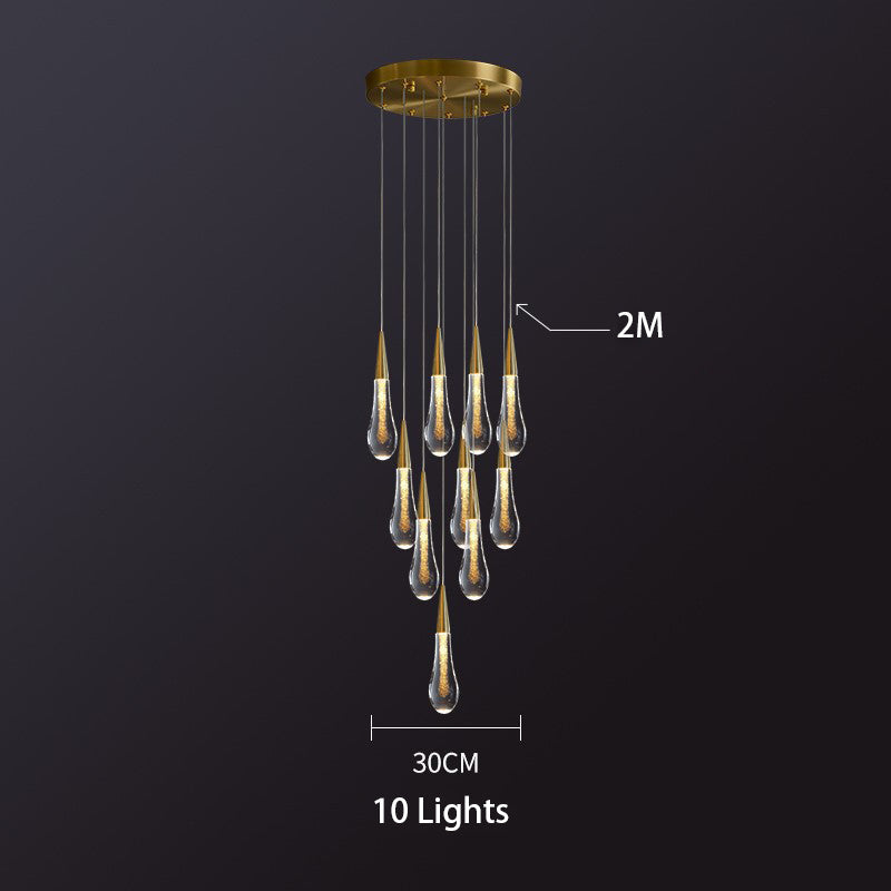 2m drop pendant light