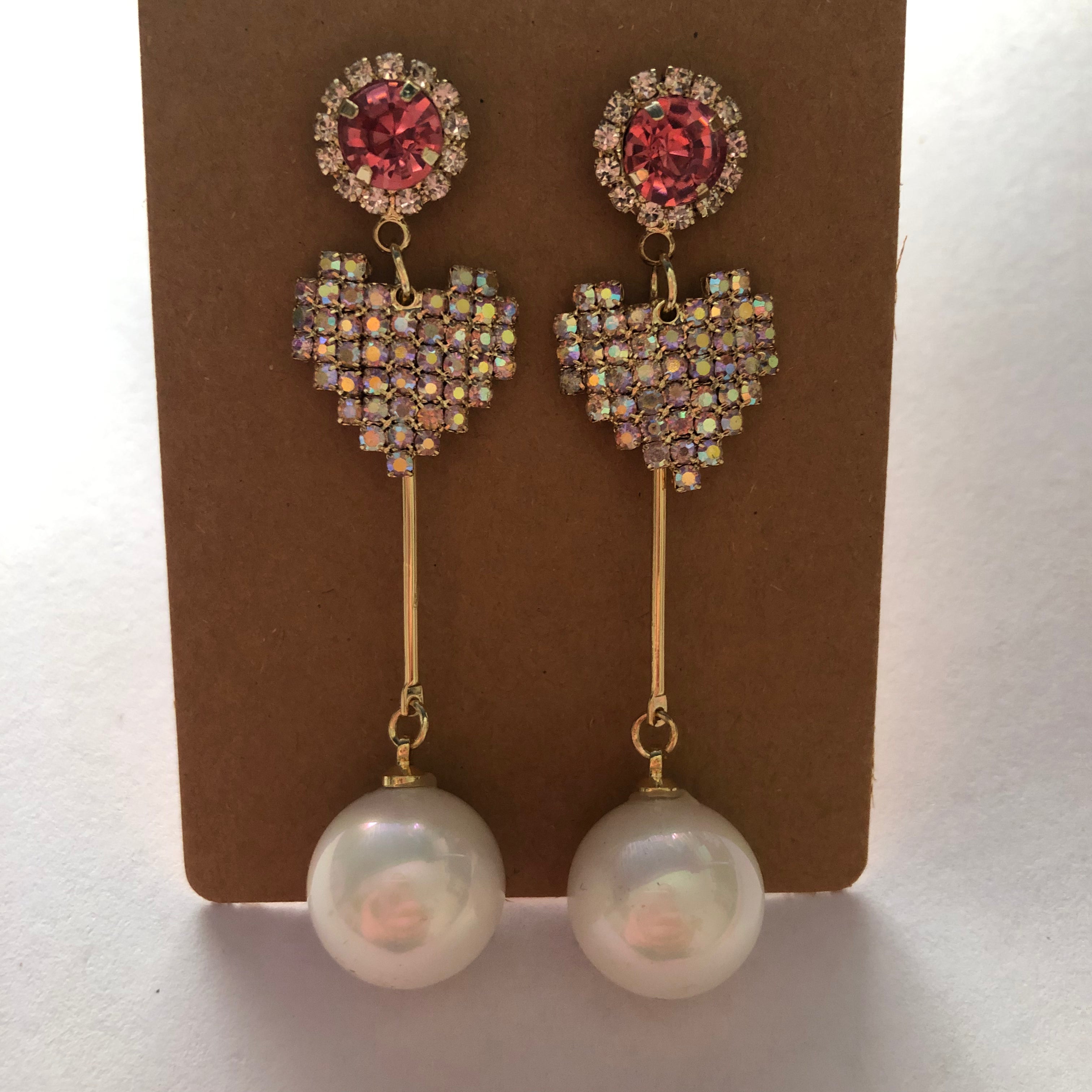 Valentines Day Heart y2k earrings