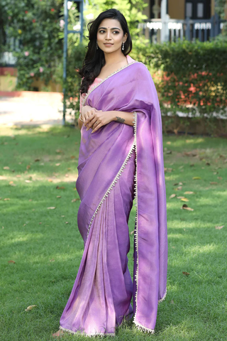 Think about Dreamy Lavender Sarees