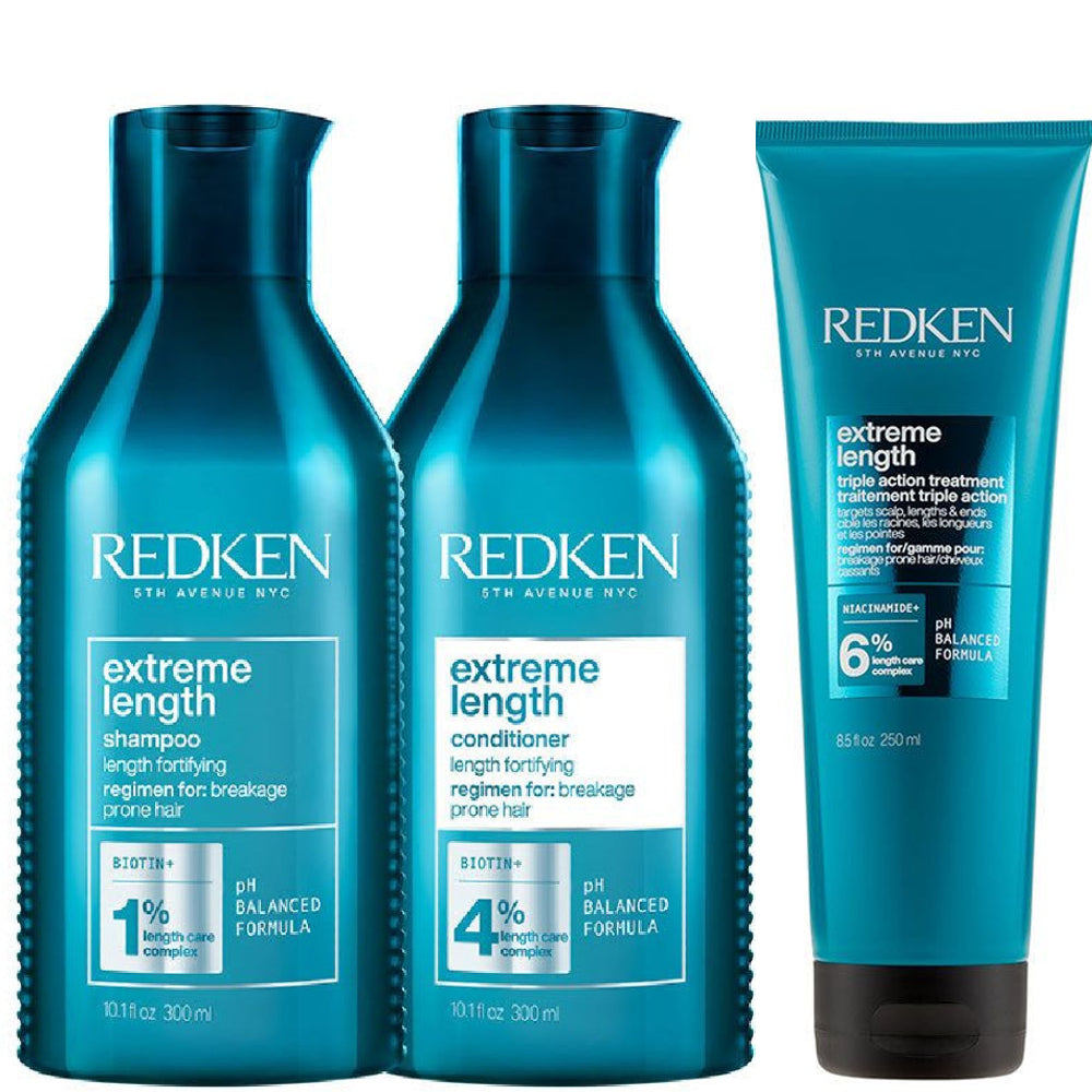 Redken Extreme Length Treatment KIT 300 ML / 300 ML / 250 ML