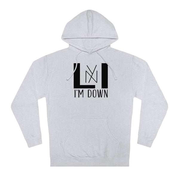 LINY LOGO I'm DOWN Hoodie – Downstate Vintage L.I.N.Y.