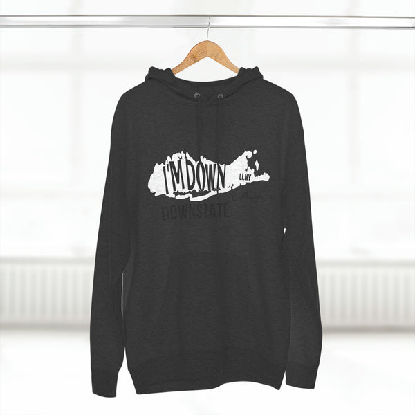 LINY LOGO I'm DOWN Hoodie – Downstate Vintage L.I.N.Y.