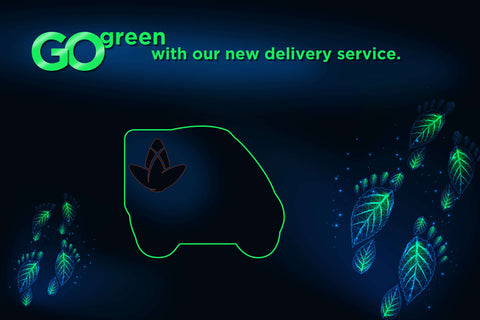 Go green with our new delivery service