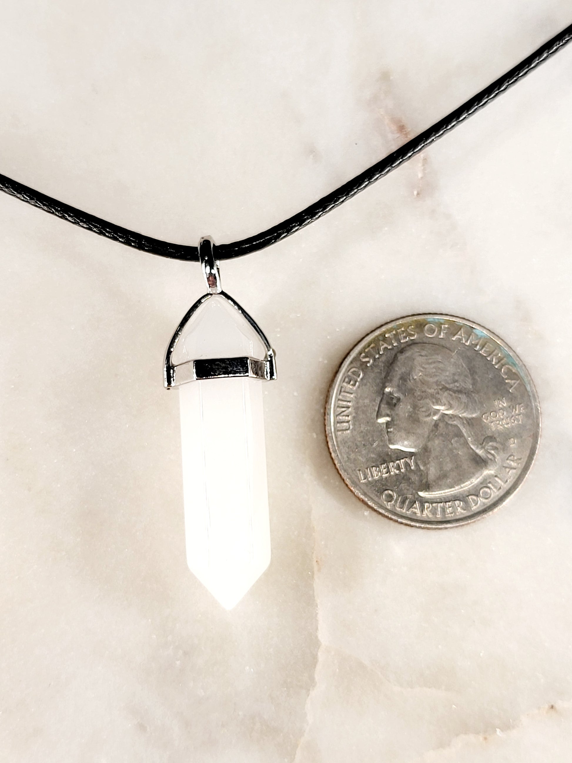 opalite crystal necklace