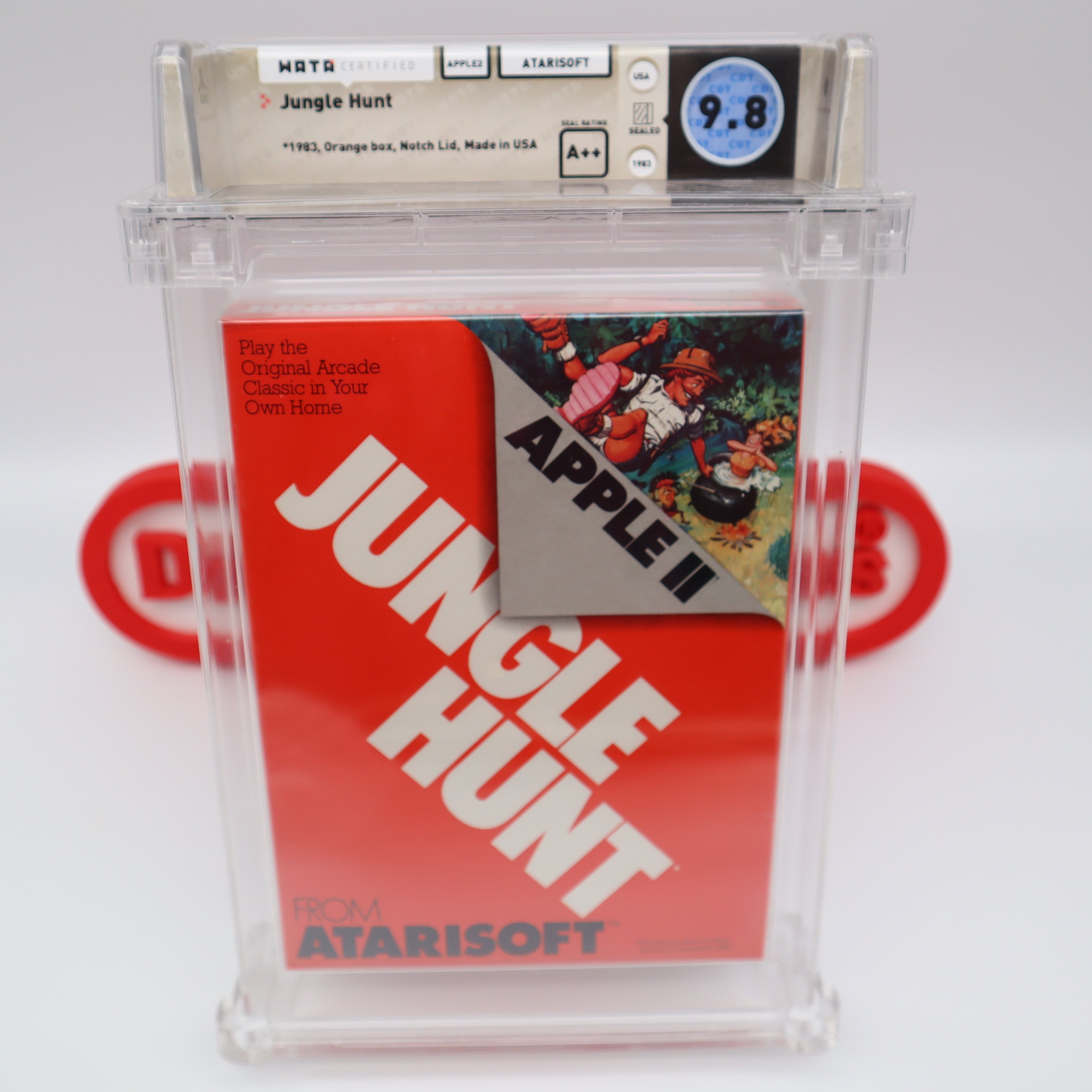JUNGLE HUNT - HIGHEST WATA GRADED 9.8 A++! NEW & Factory Sealed! (Apple II)