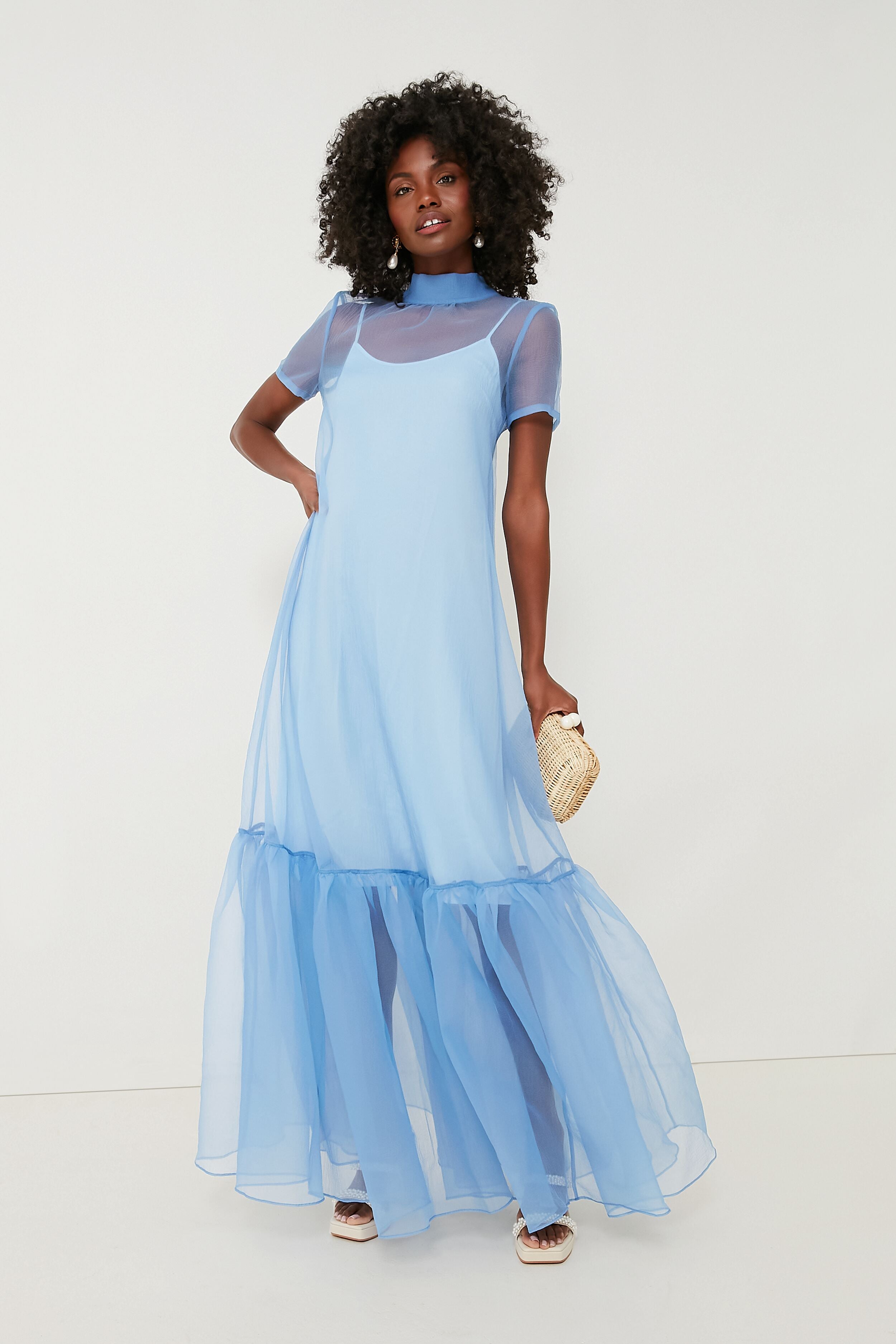 French Blue Calluna Dress | STAUD | Tuckernuck