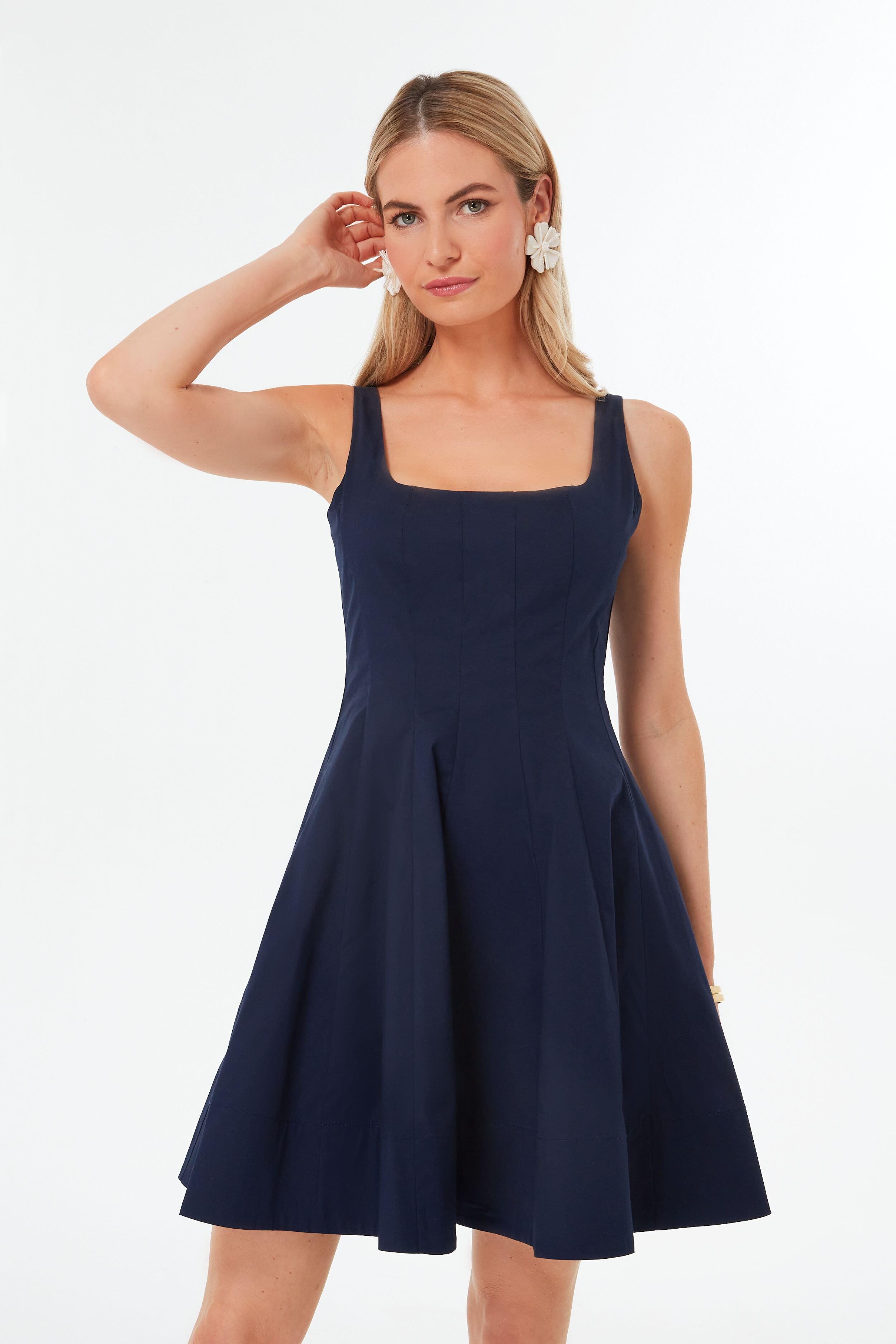 Navy Mini Wells Dress | STAUD | Tuckernuck