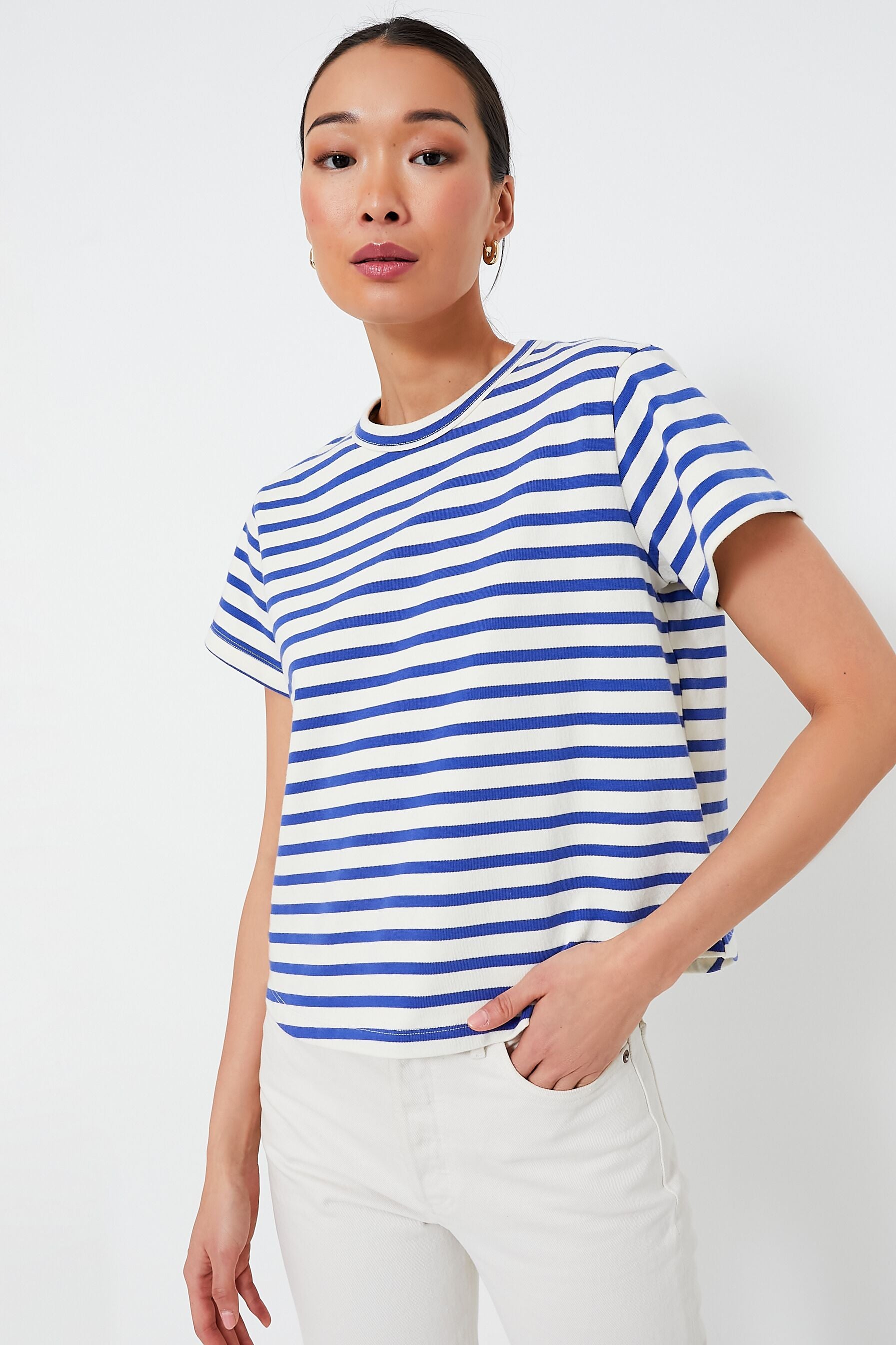 Blue Stripe Devon Tee | Tuckernuck