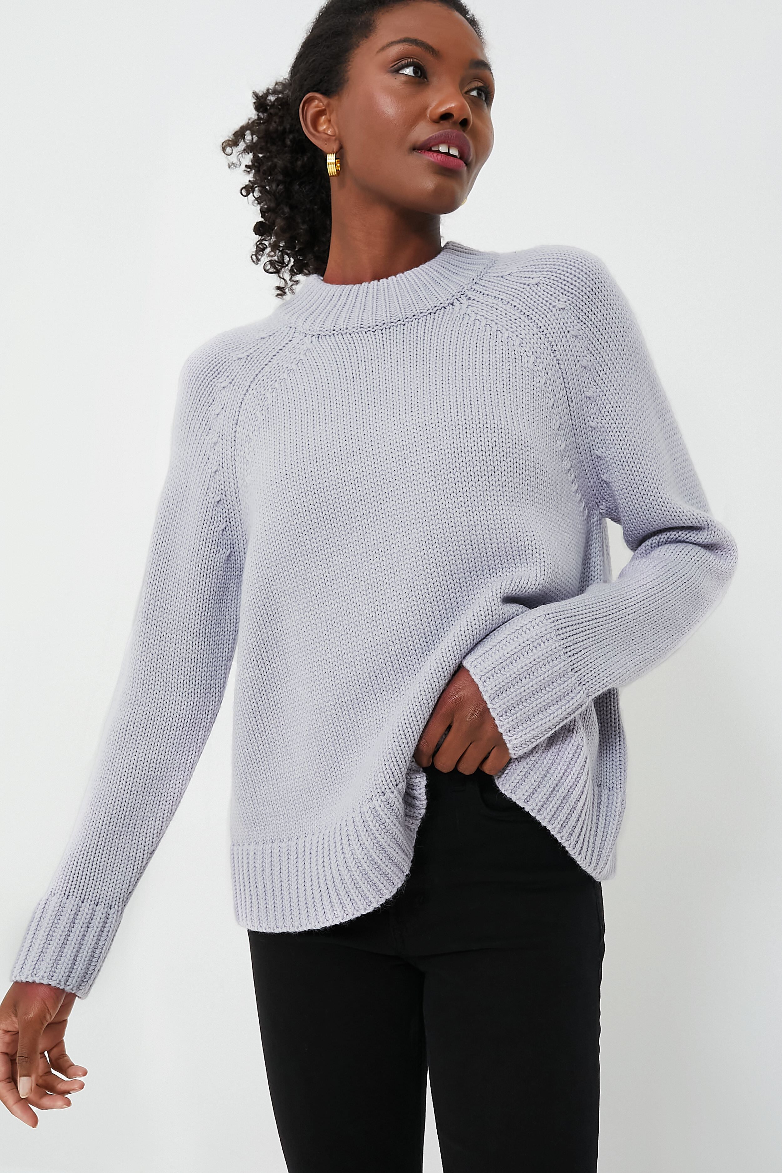 Gray Claude Crewneck Sweater | Tuckernuck