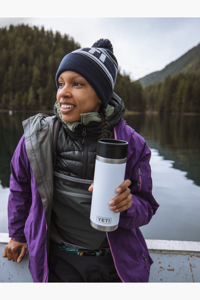 Yeti White Rambler Bottle with Chug Cap