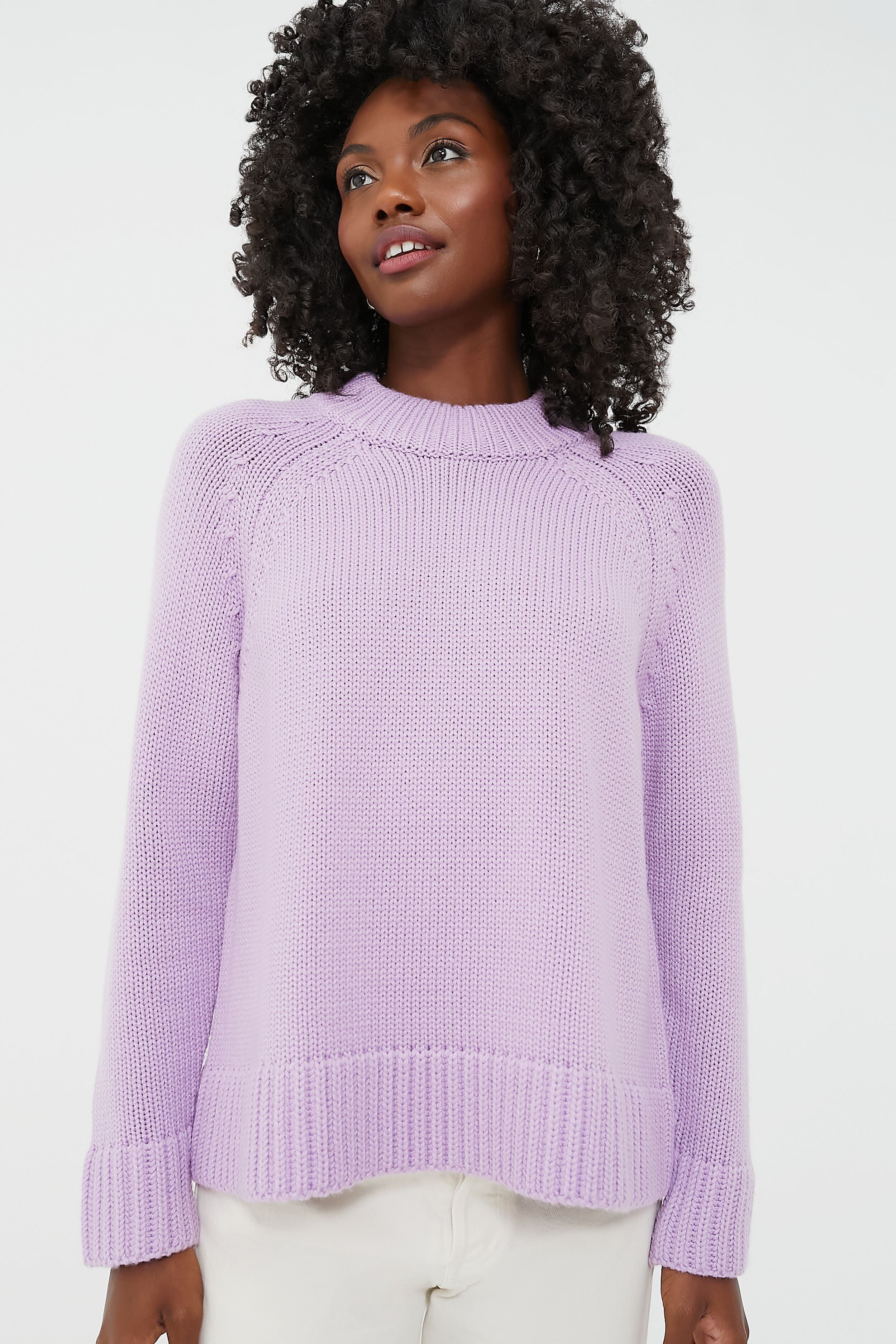 Lilac Claude Crewneck Sweater | Tuckernuck