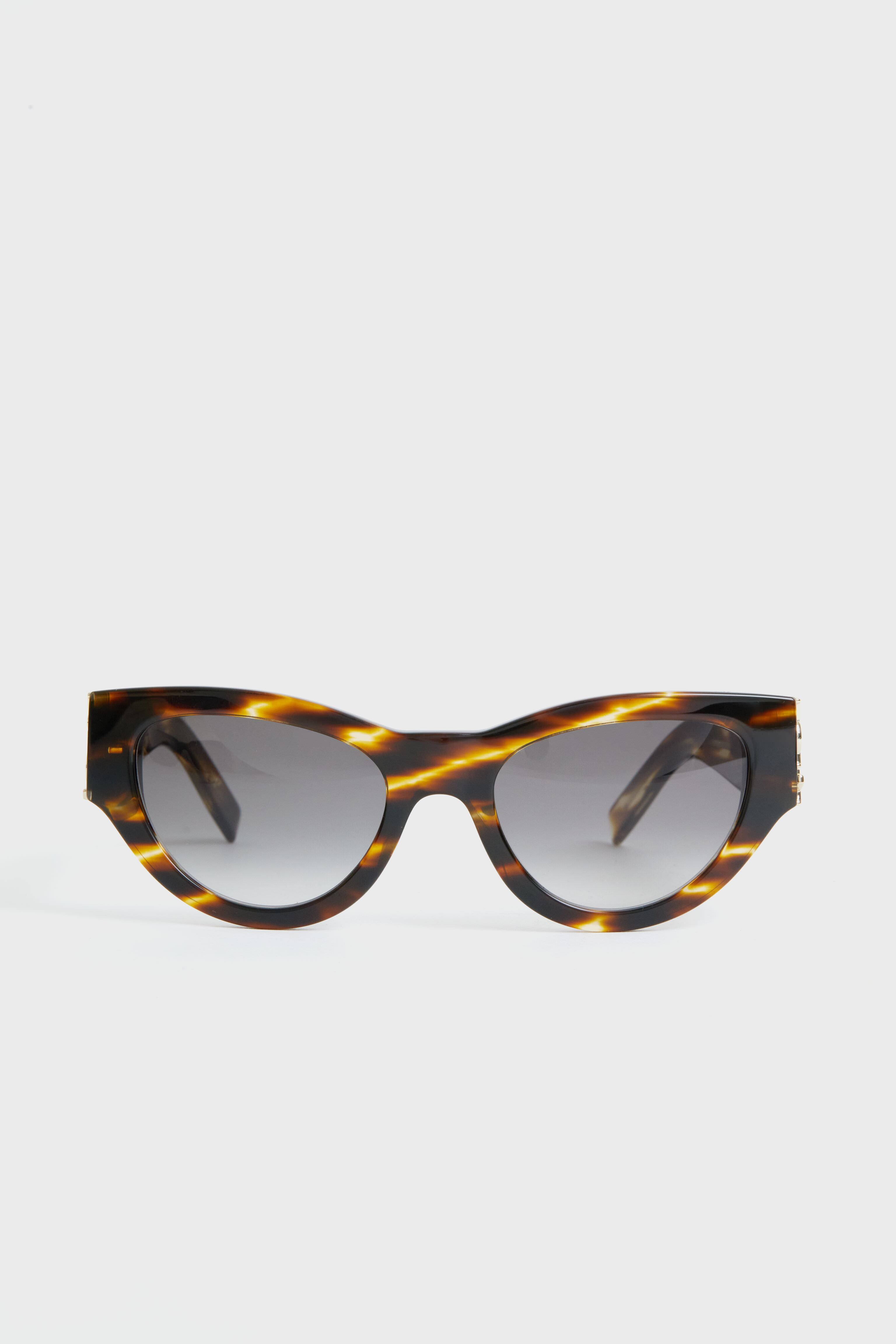 Havana Monogram Cat Eye Sunglasses