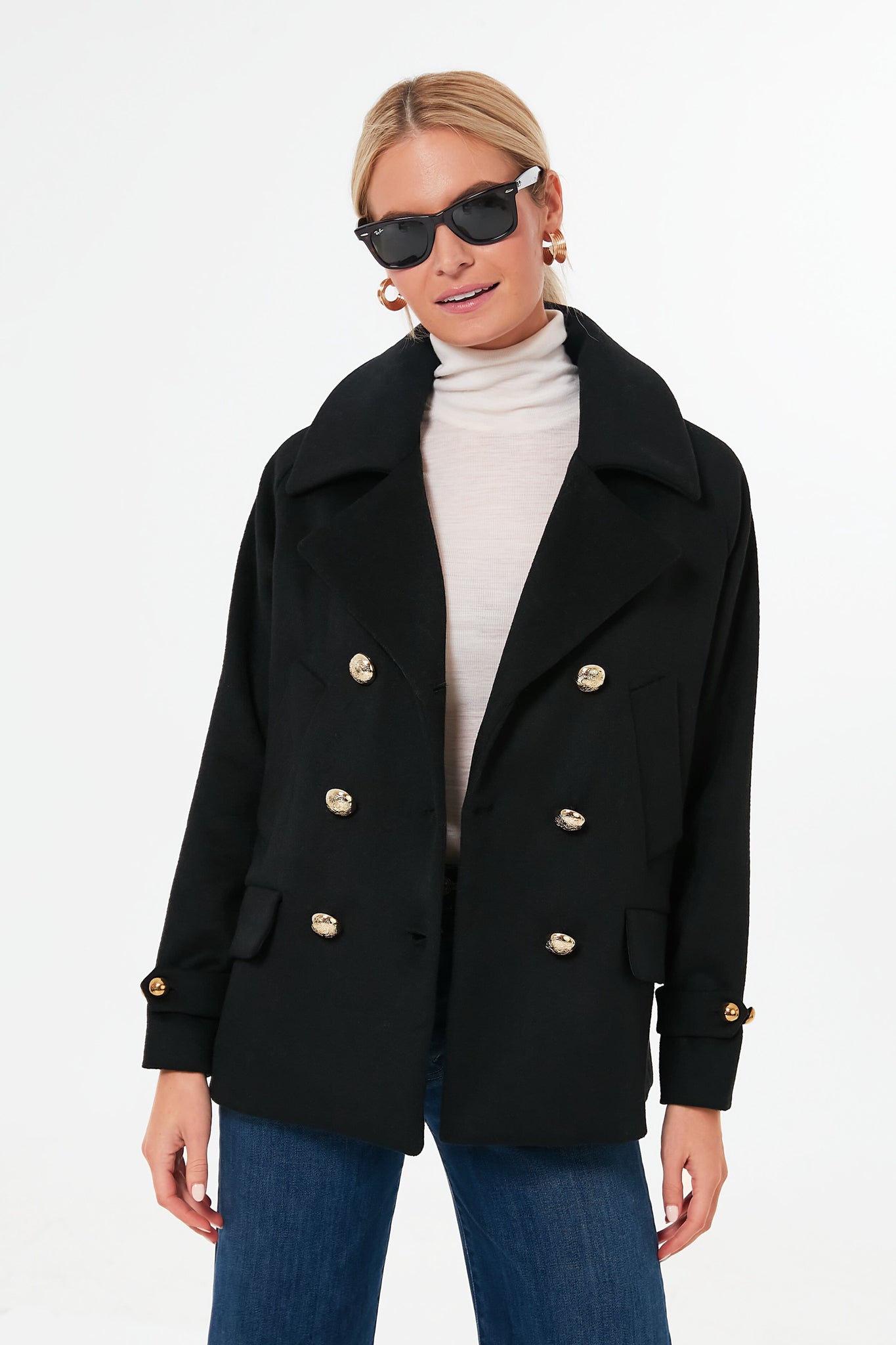 Black David Coat | Emerson Fry