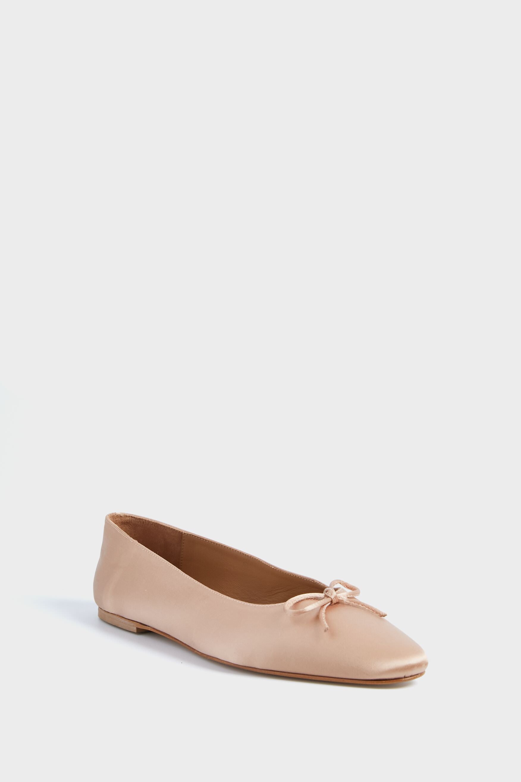 Rose Satin Bodil Flats | Flattered