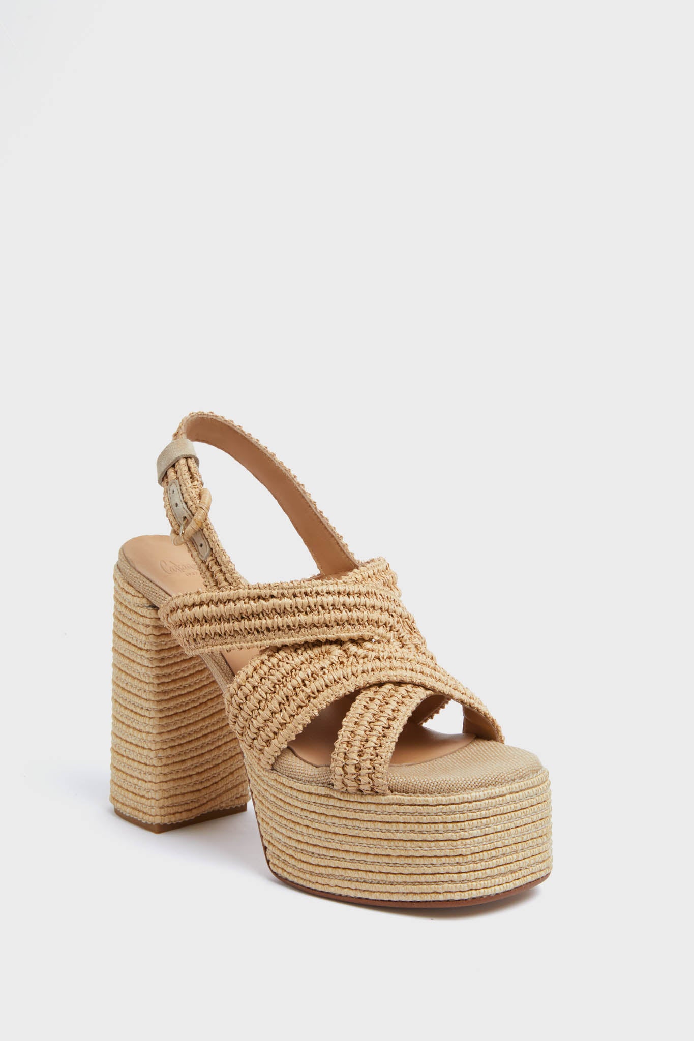 Natural Fulvia Heels | Castaner