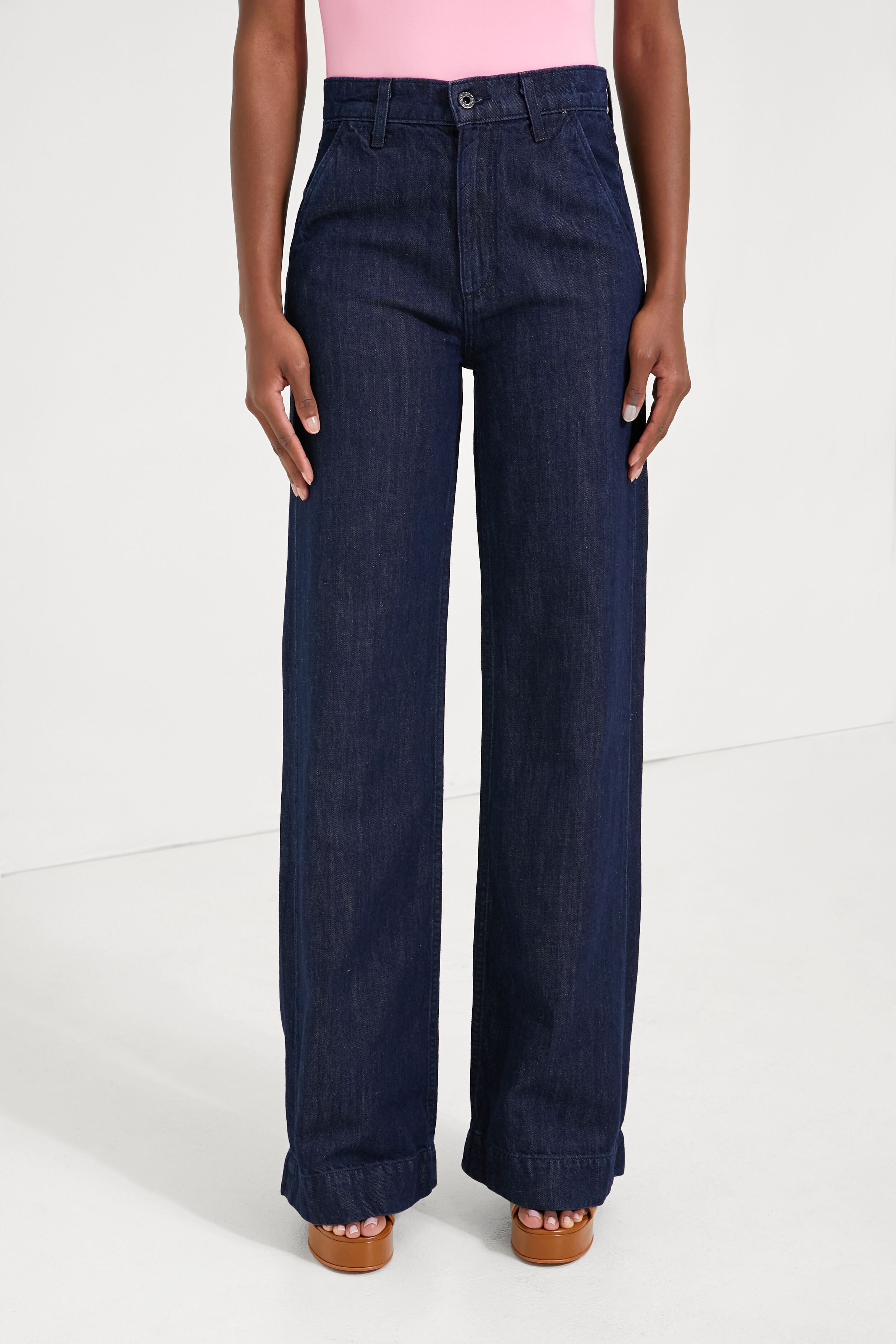 Indigo Linen Denim Trouser | ASKK NY