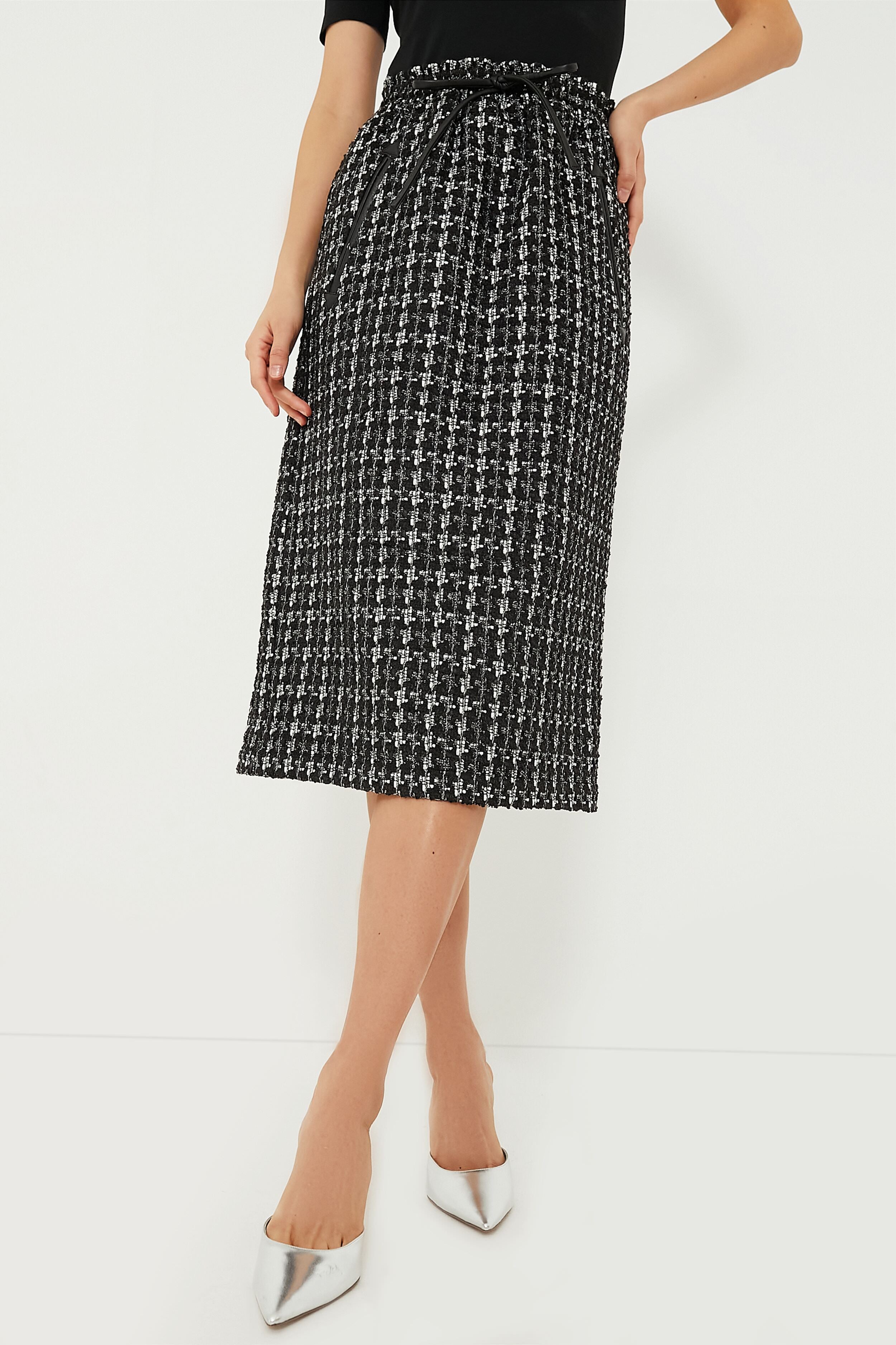 Onyx Tweed Cece Skirt | Tuckernuck