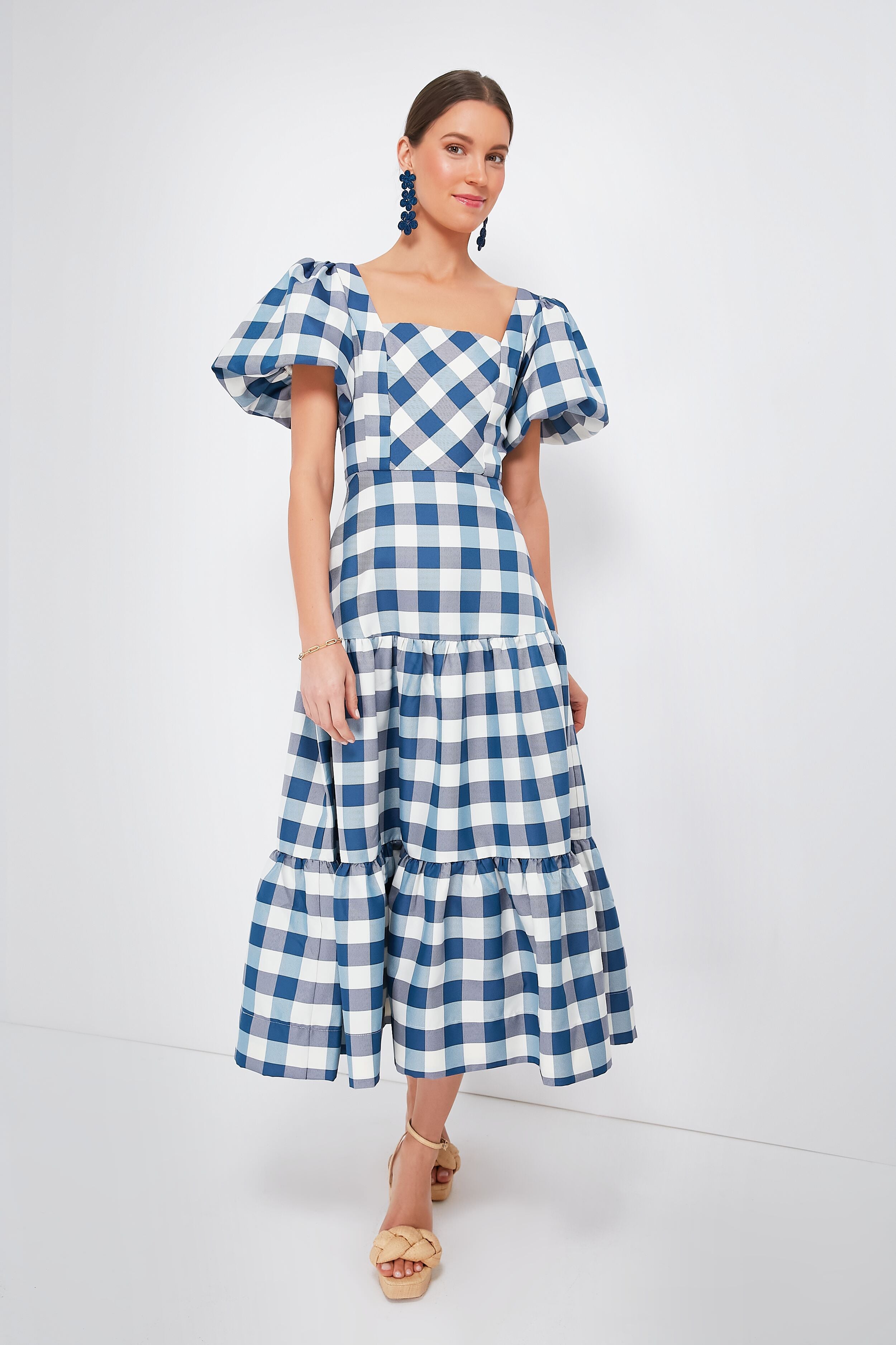 Hunter Bell Blue Check Cassidy Dress – Mod and Retro Clothing