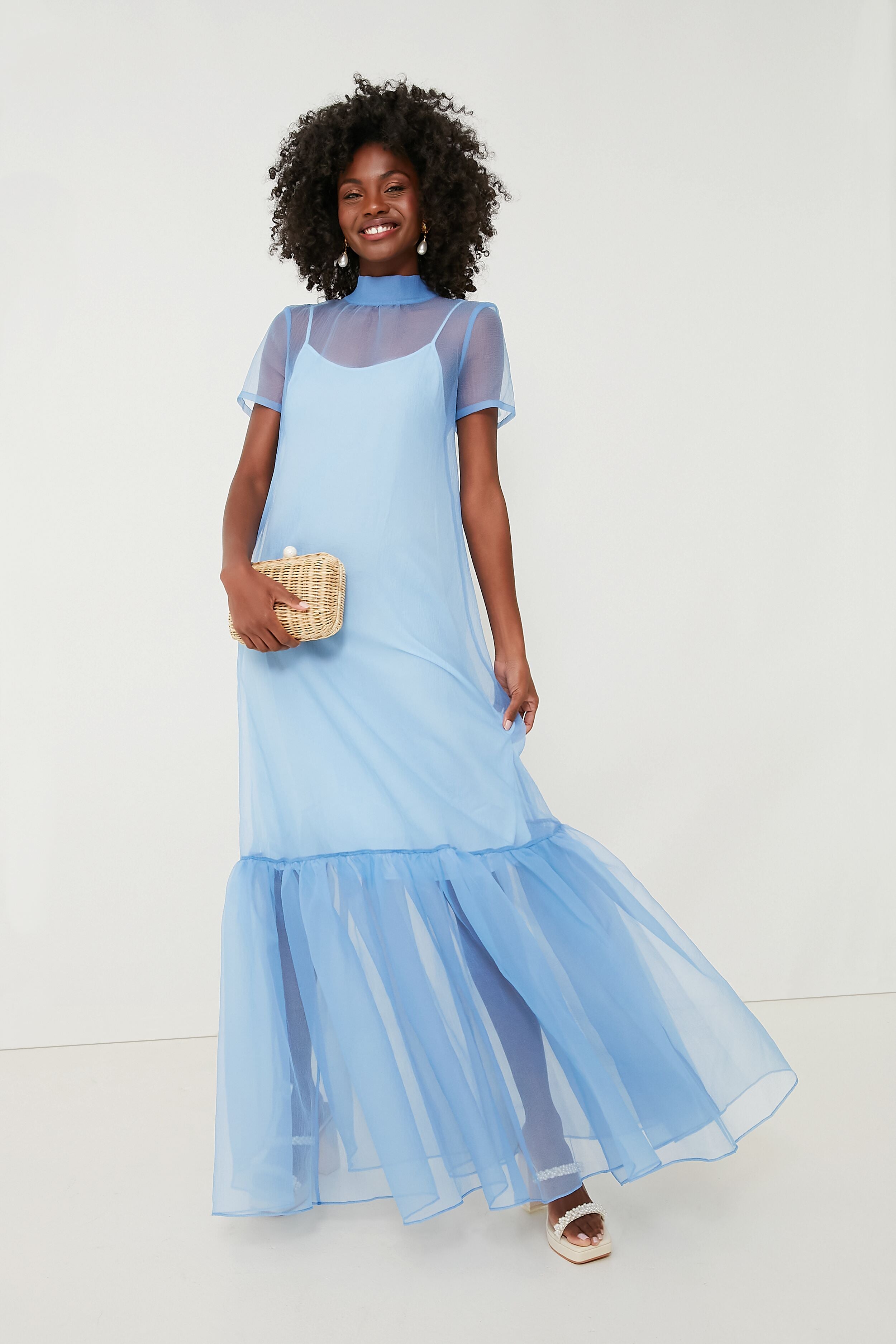 French Blue Calluna Dress | STAUD | Tuckernuck