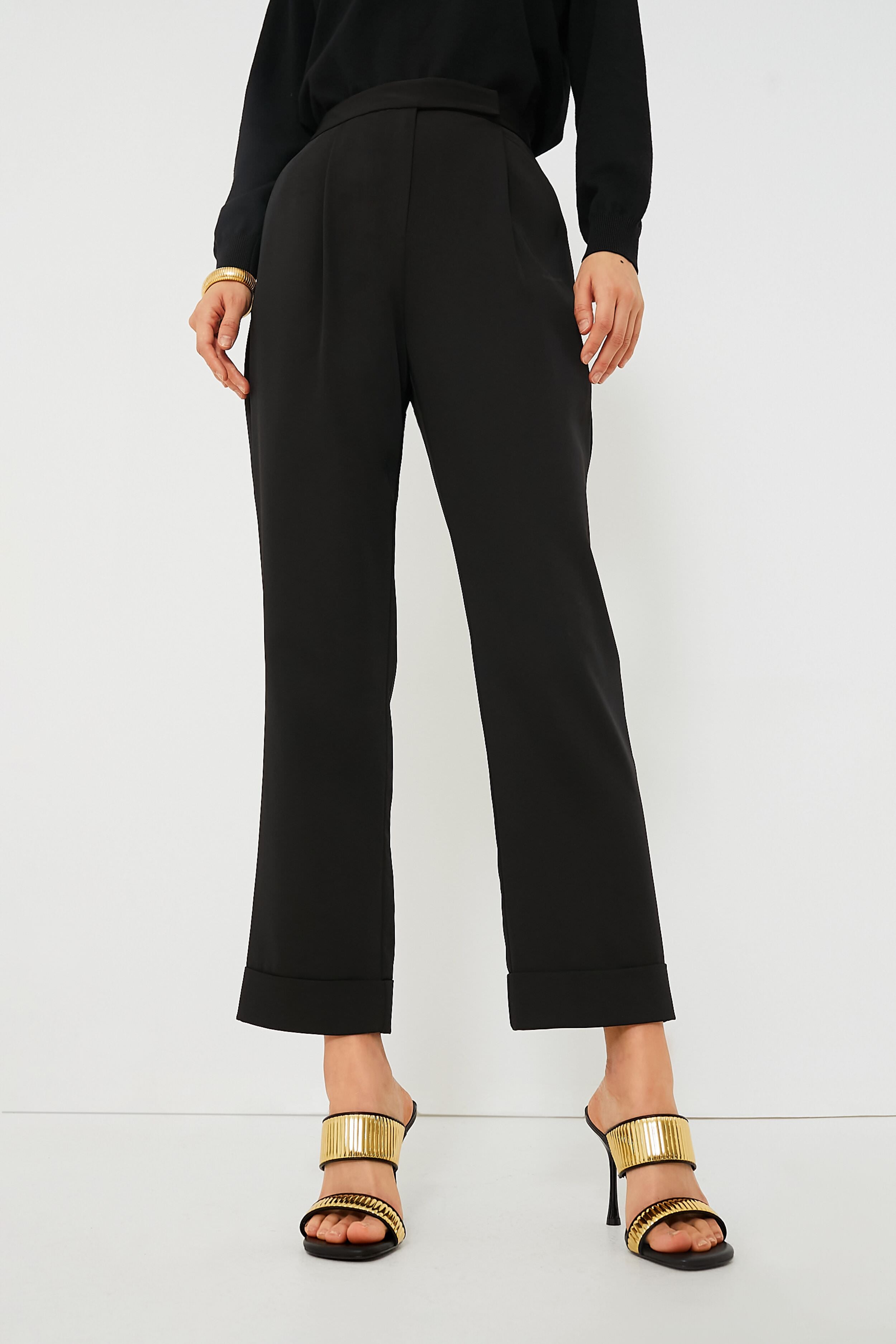 Black Pleated Duncan Trouser | Tuckernuck