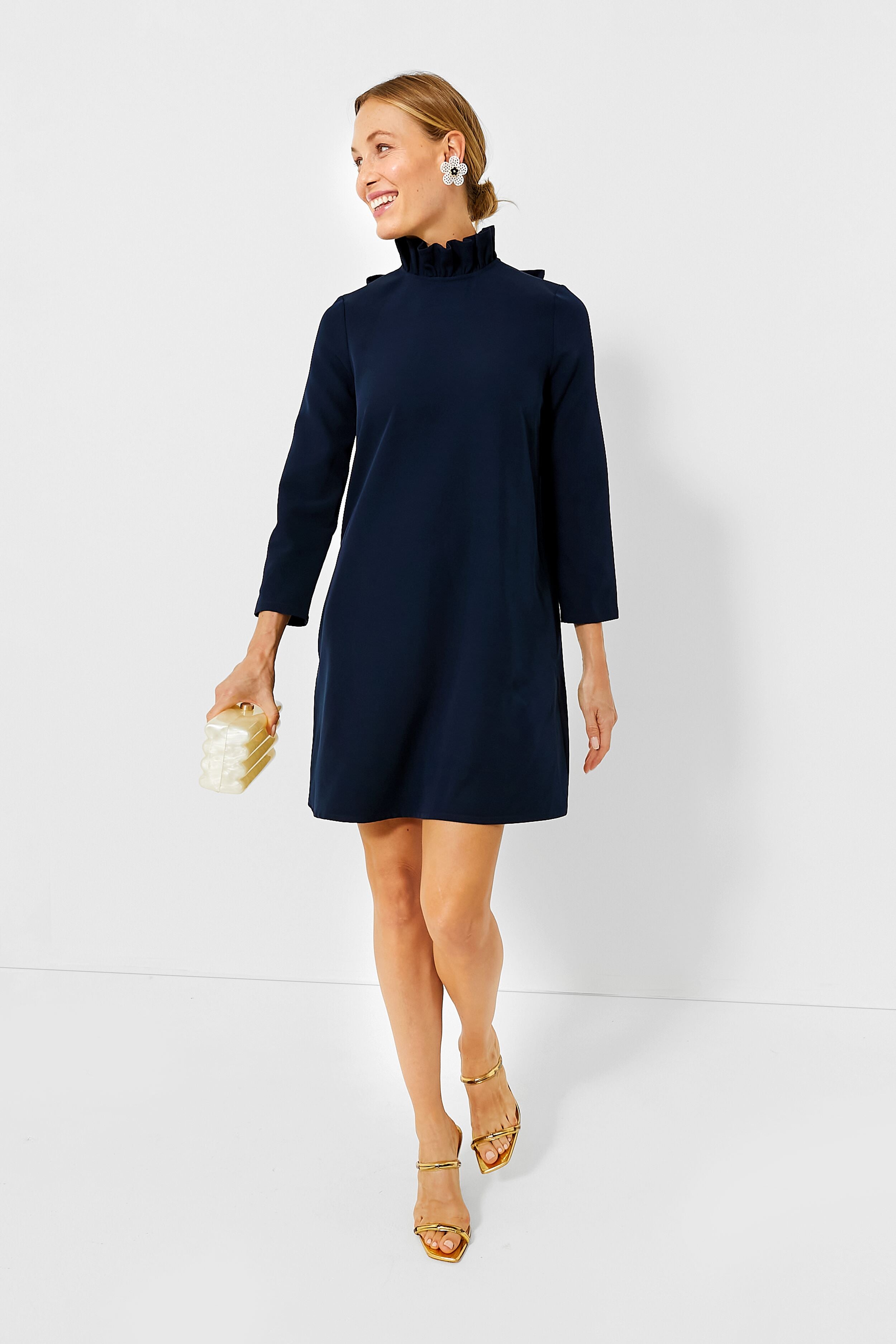 Navy Daphne Dress