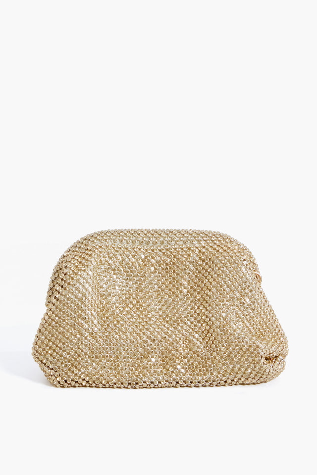 Gold Diamante Doreen Clutch | Loeffler Randall