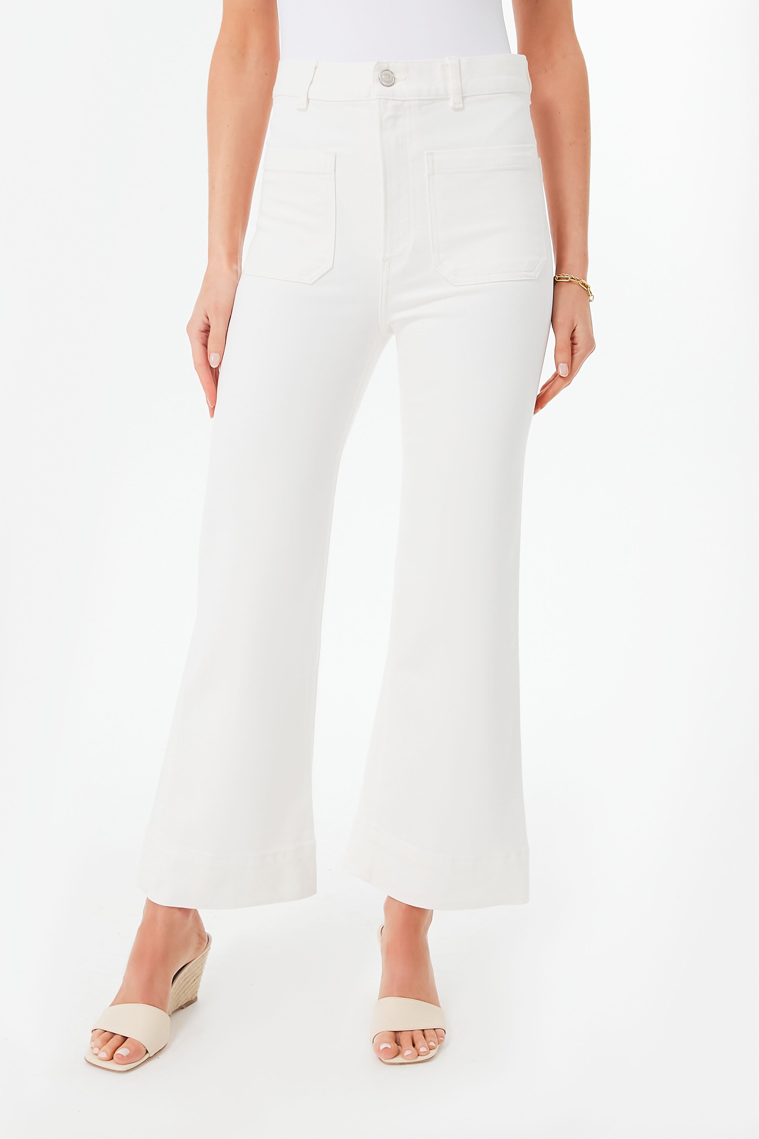 Natural White St. Monica Cropped Jeans | Jeanerica | Tuckernuck