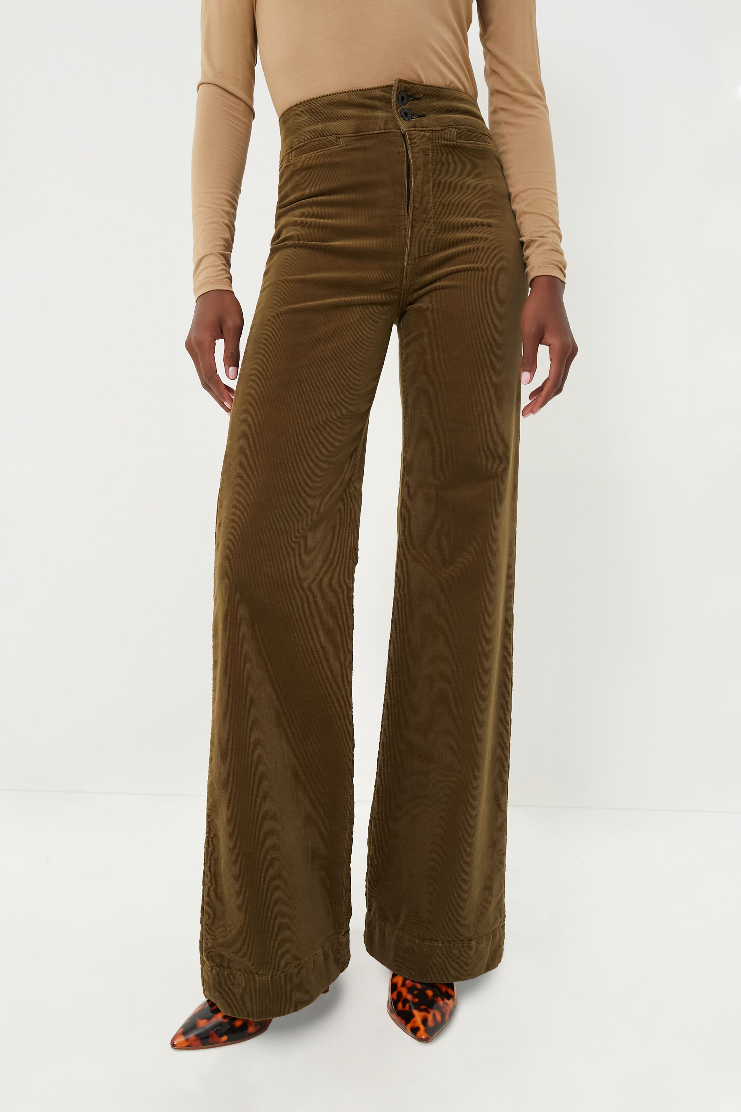 Army Corduroy Brighton Wide Leg | ASKK NY