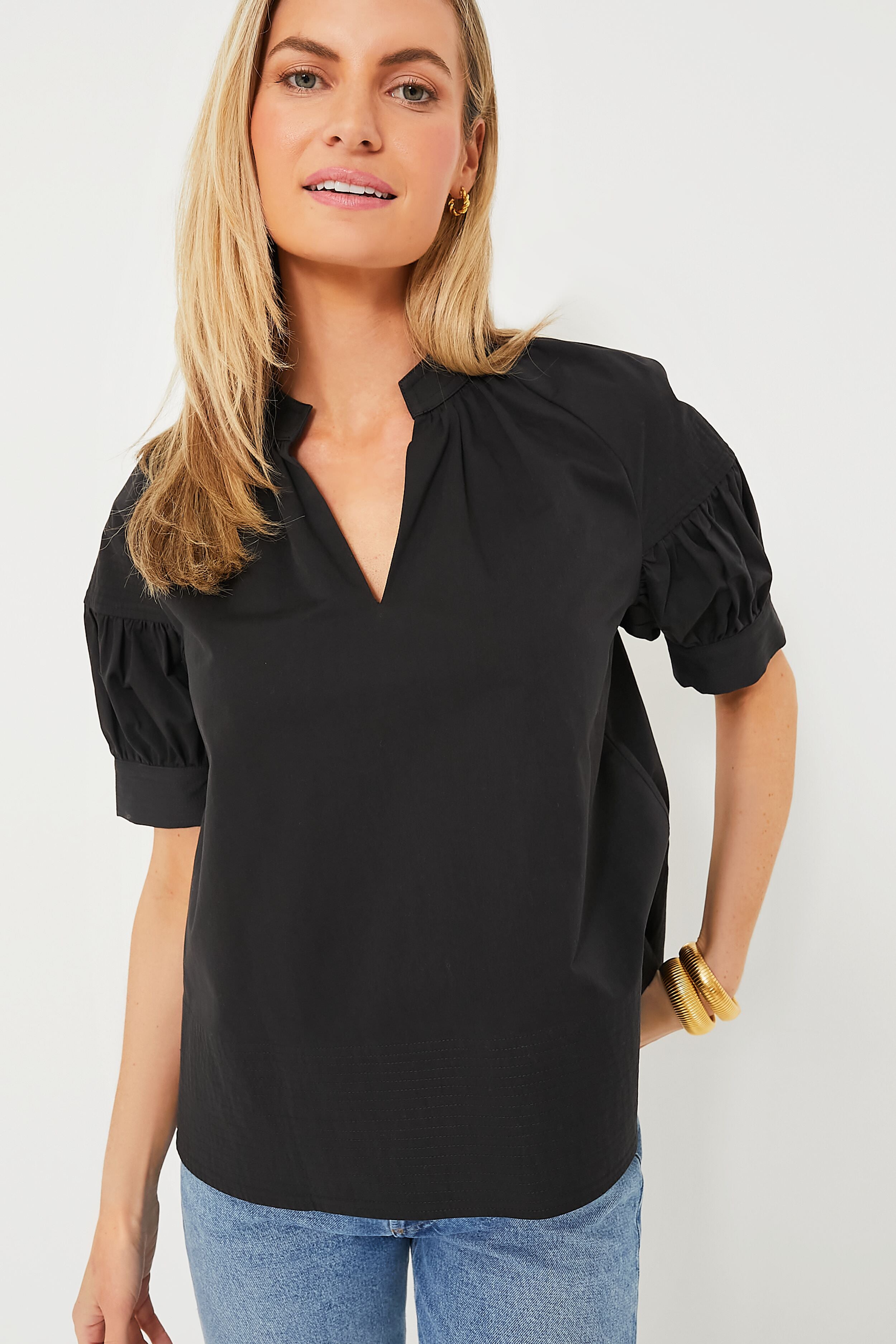 Black Ruthie Blouse | Tuckernuck