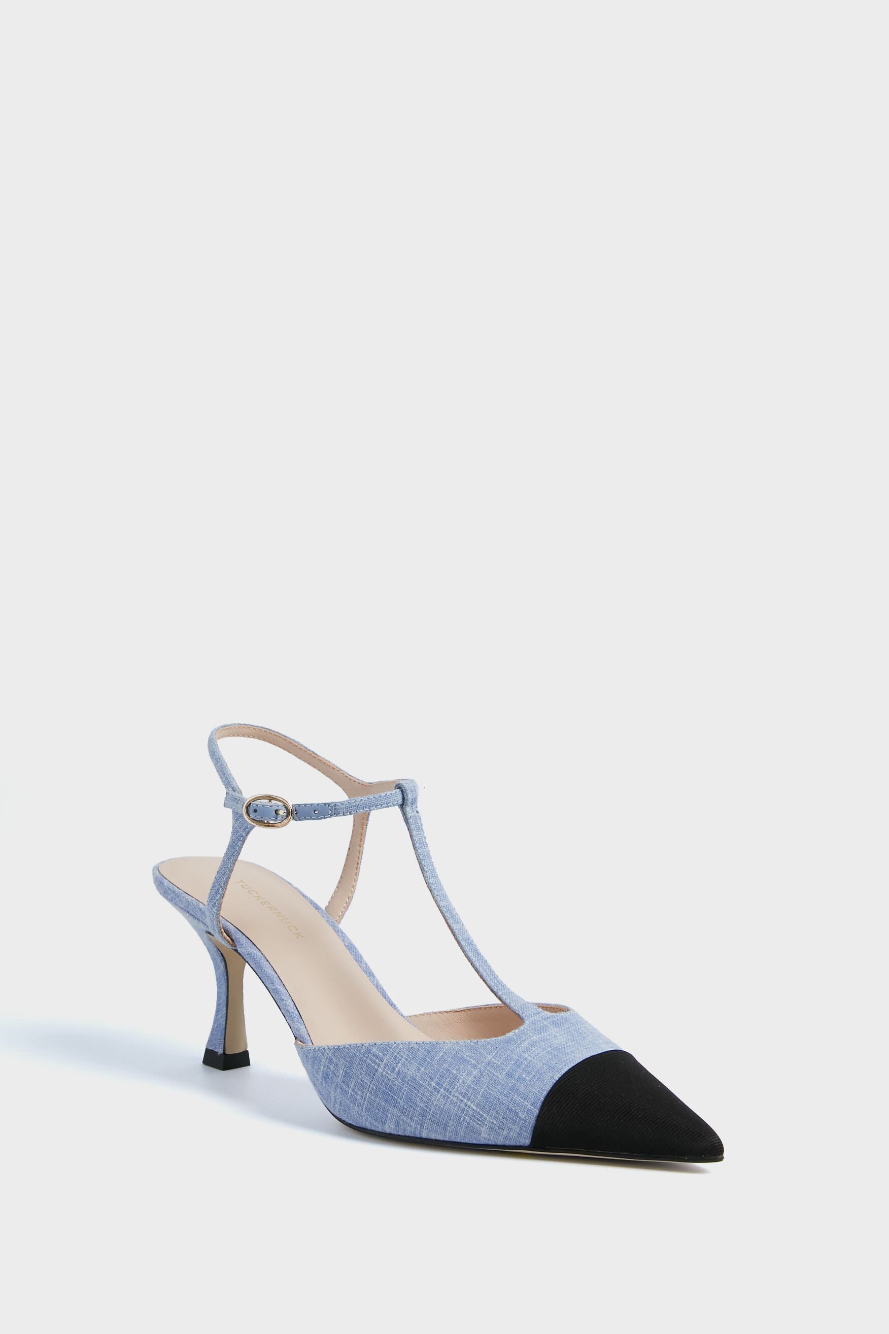 Chambray Margot Heels | Tuckernuck Shoes