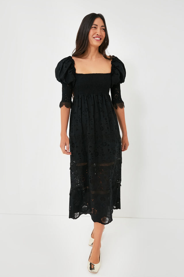 Black Mariah Lace Ruffle Dress, WHISTLES