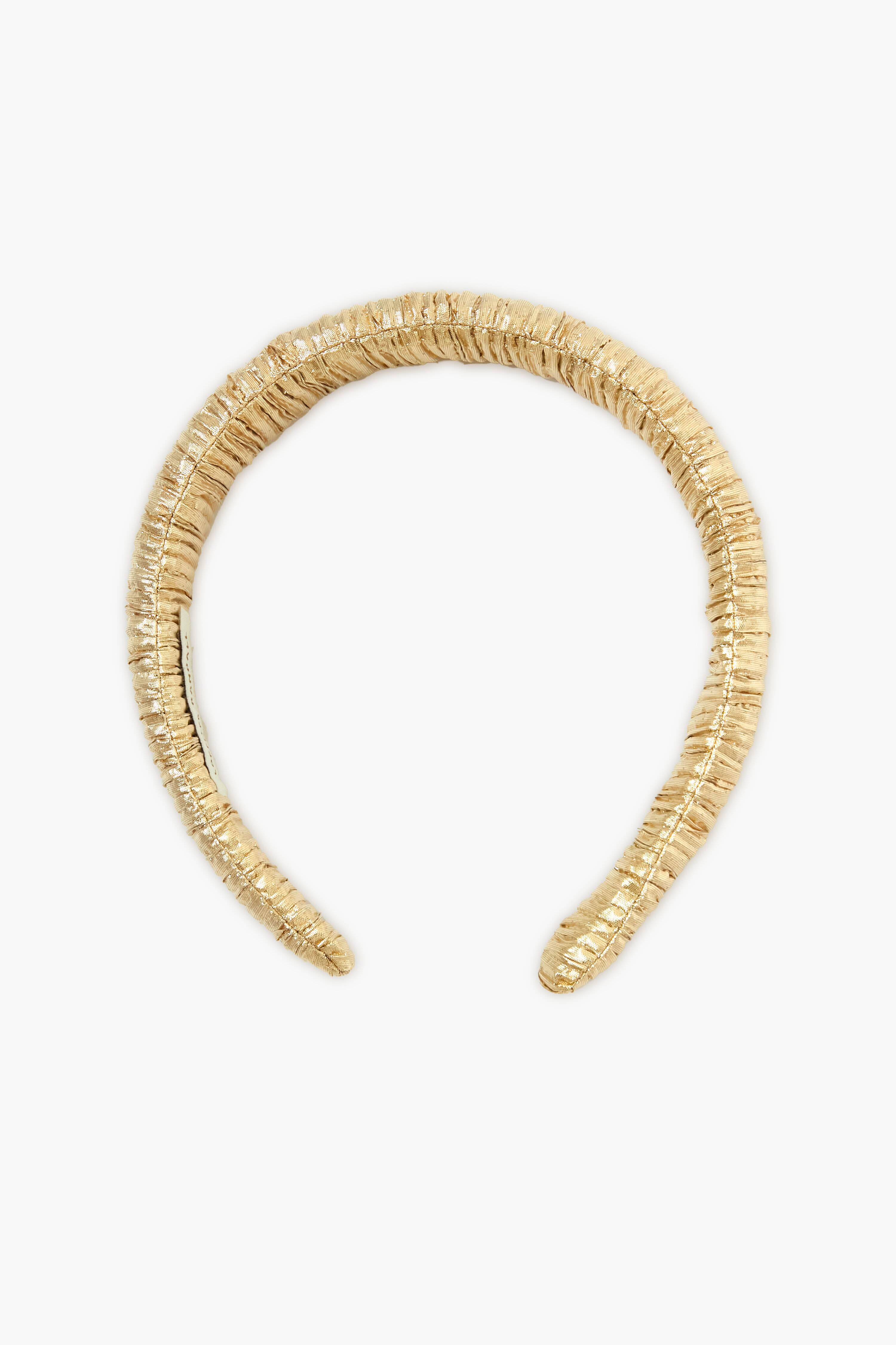 Gold Marina Puffy Headband | Loeffler Randall