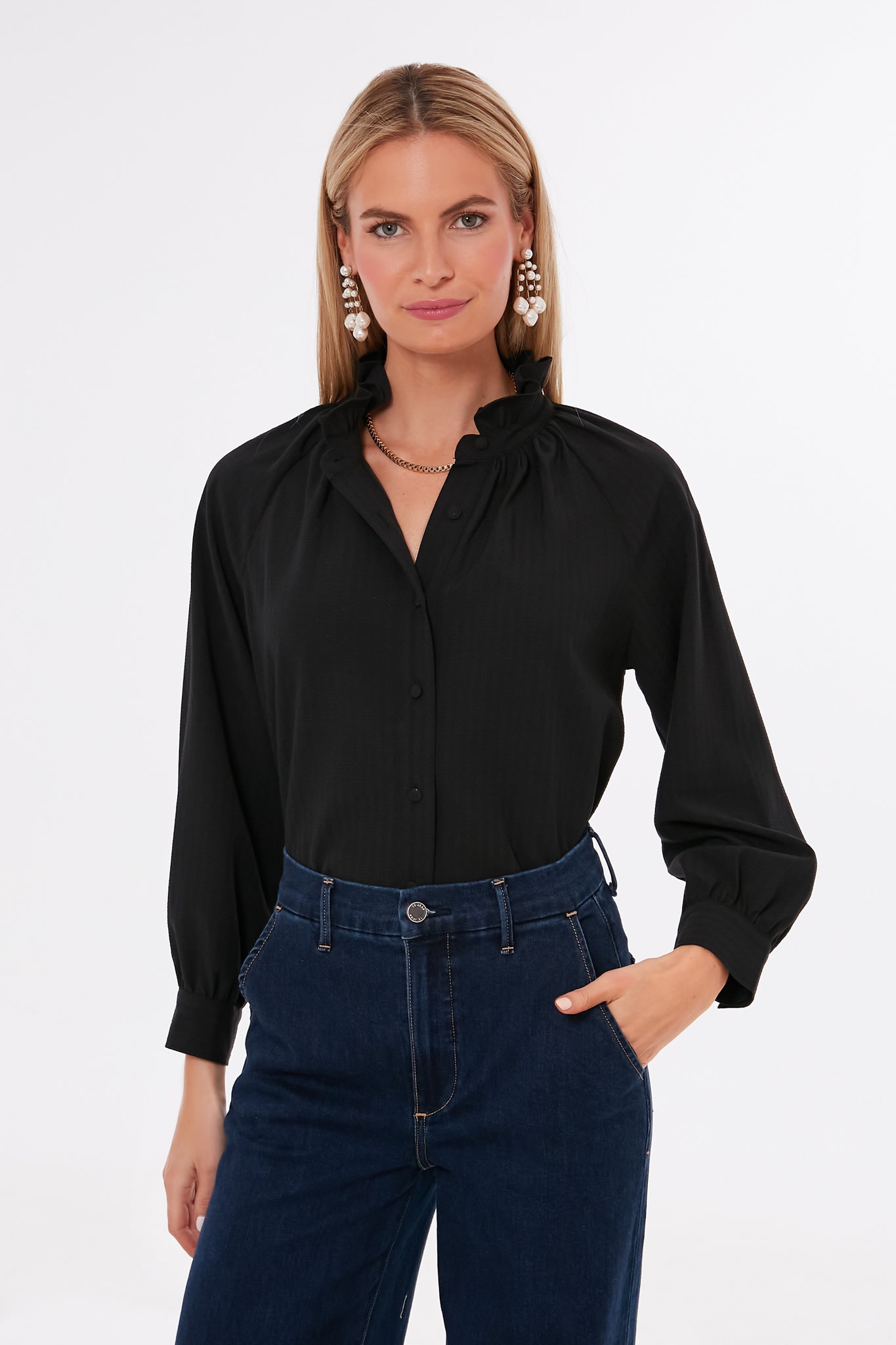 Black Harlee Blouse | Pomander Place