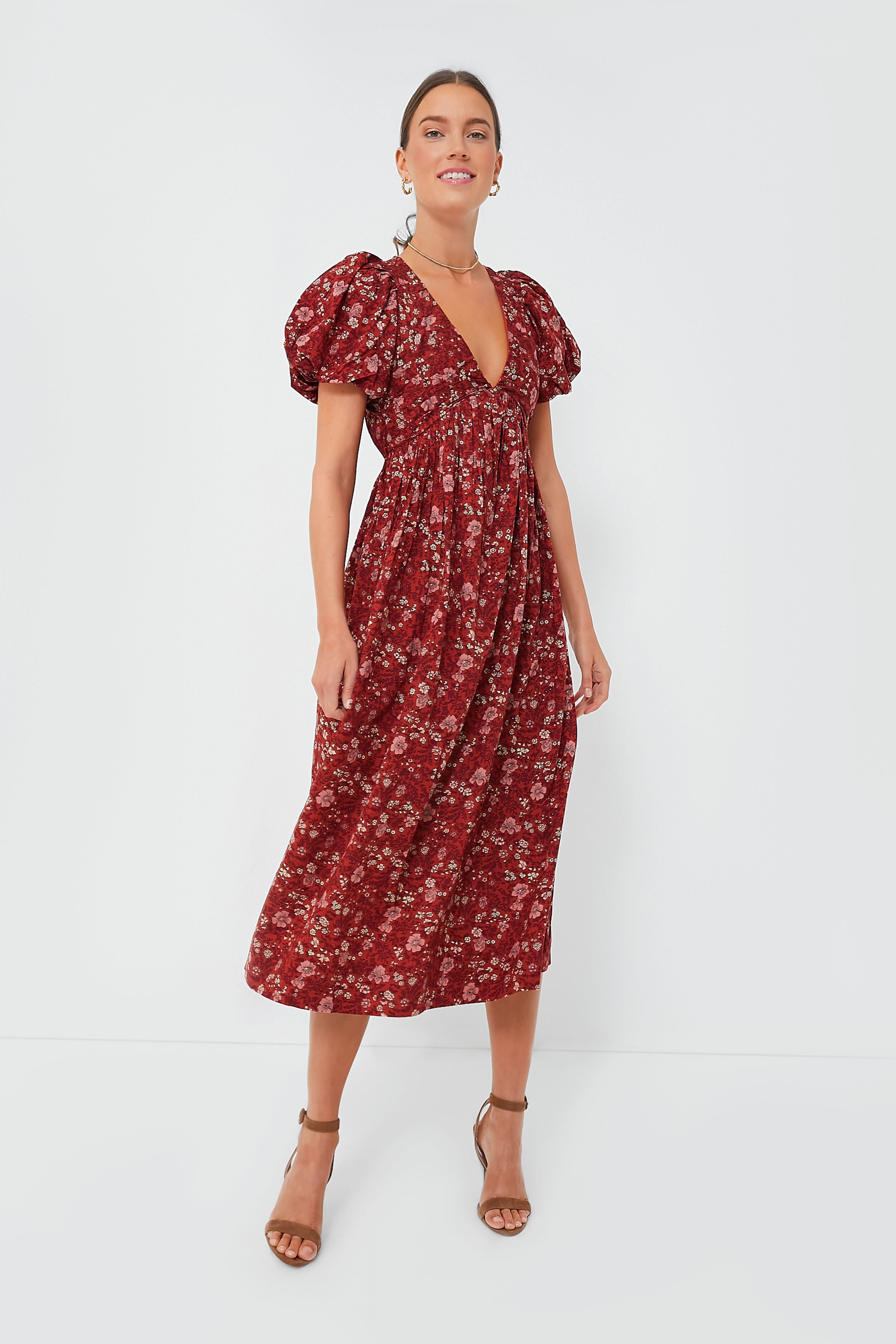 Spice Mesa Floral The Gallery Dress | THE GREAT.