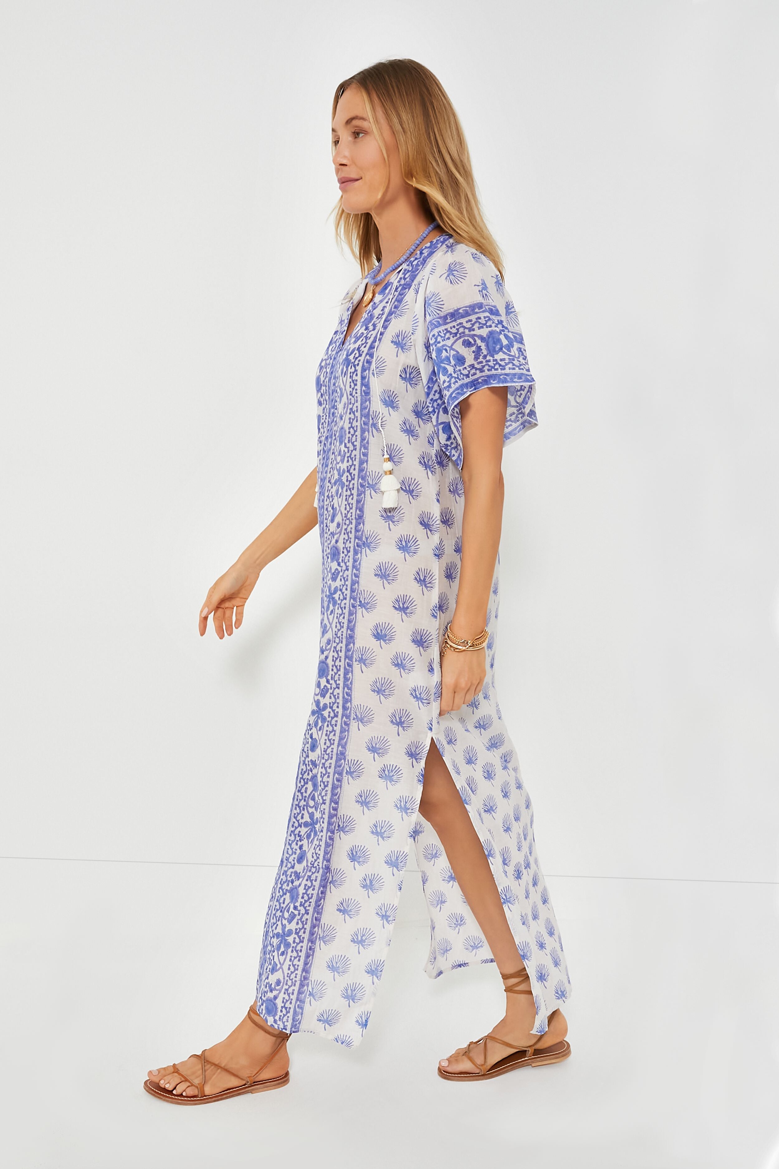 Blue and White Angel Caftan | Bell by Alicia Bell | Tuckernuck