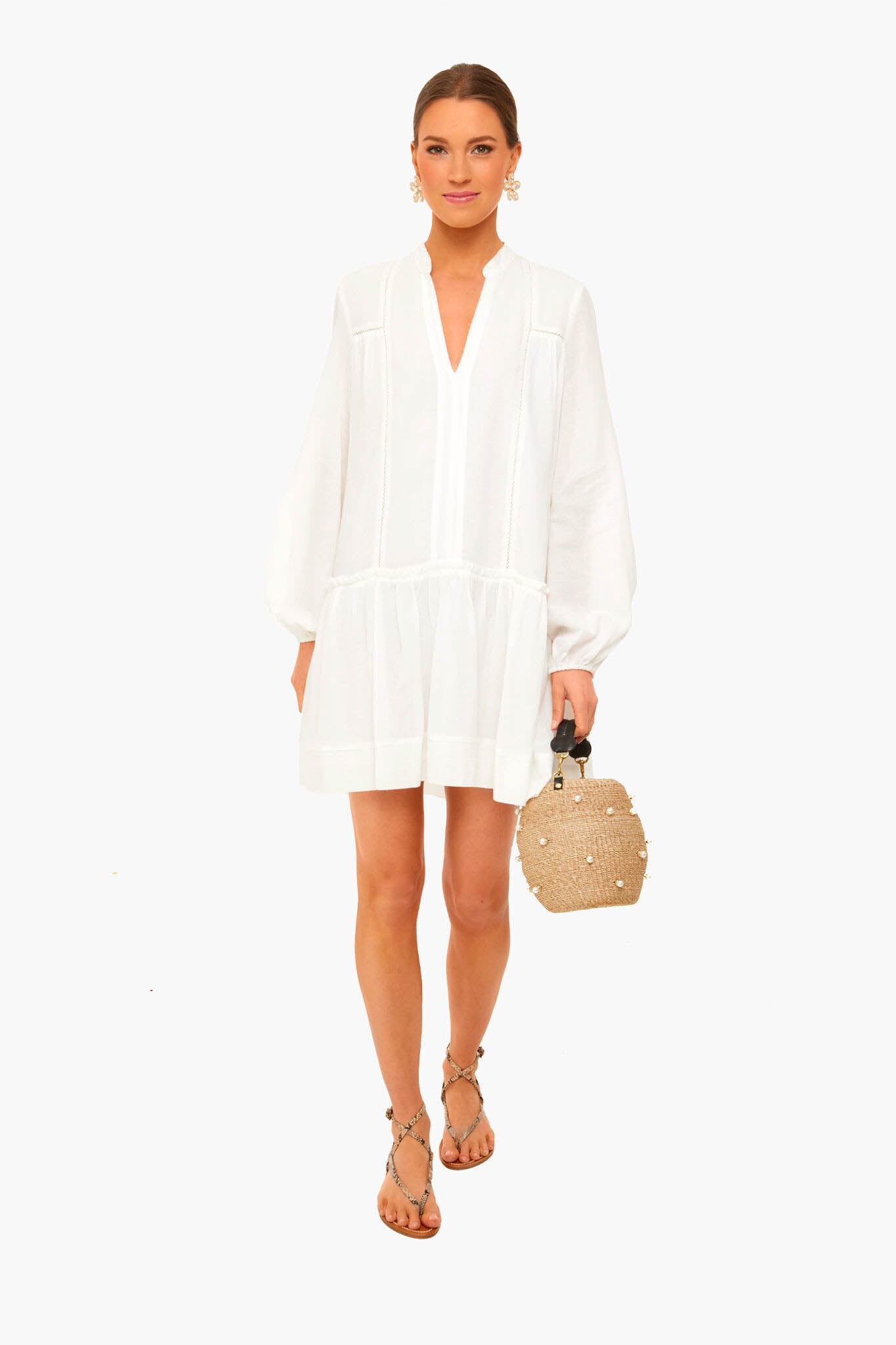 White Ophelia Coverup | Pomander Place