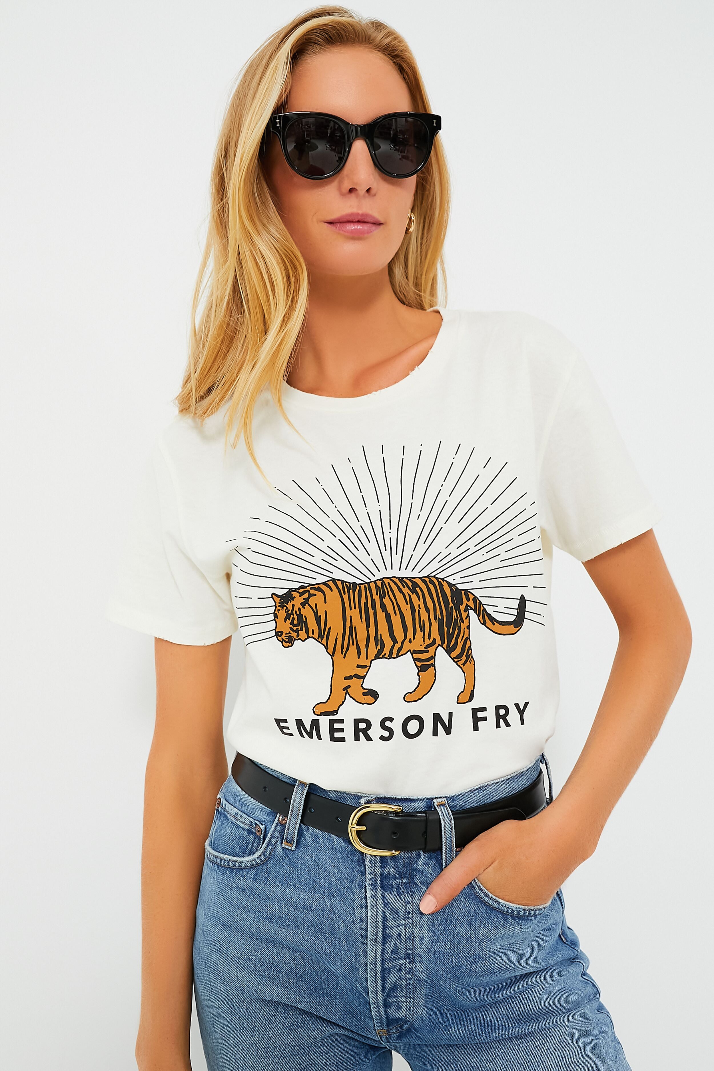 Ivory Tiger Tee | Emerson Fry